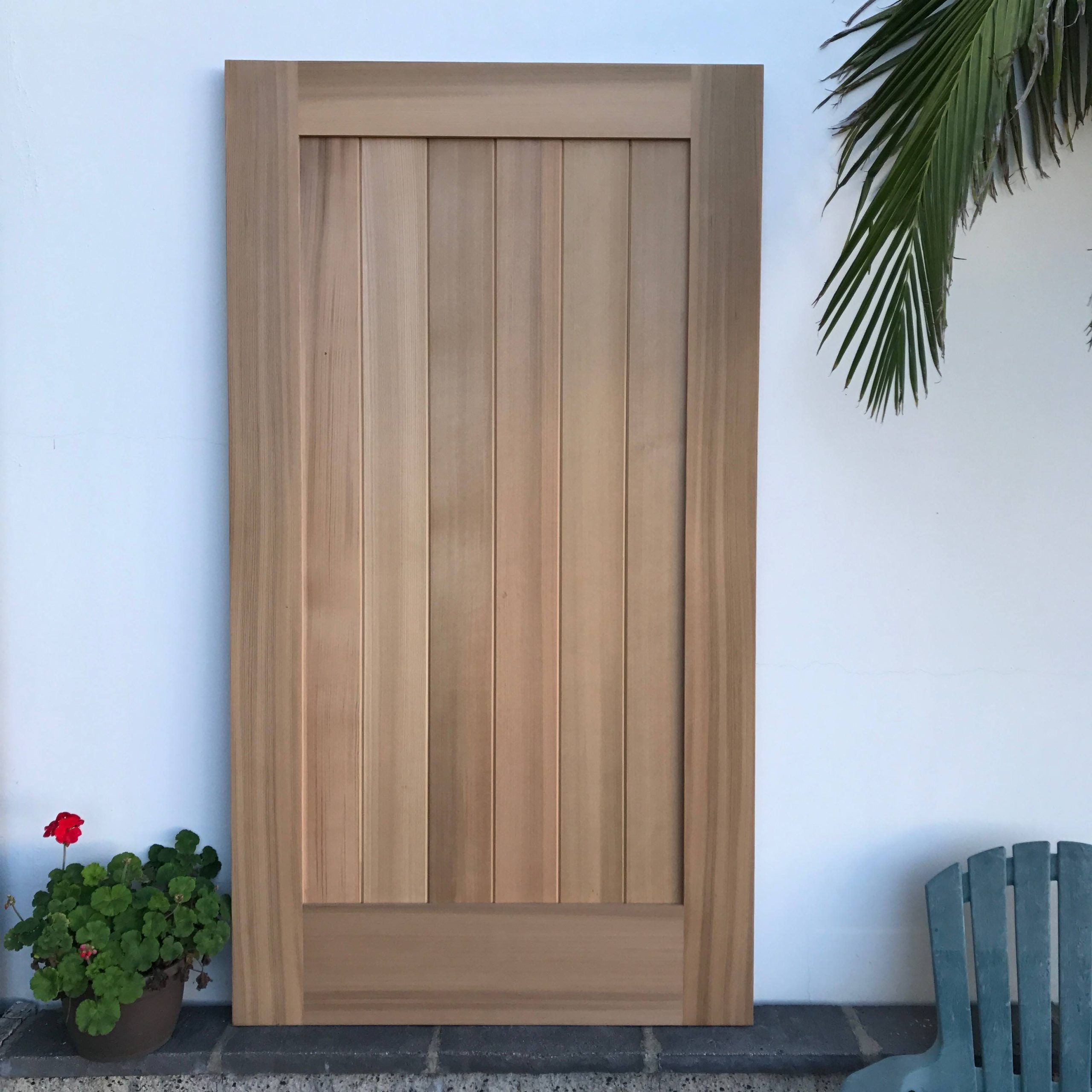 DIY Wood Gate - Square Top - No Crossbar