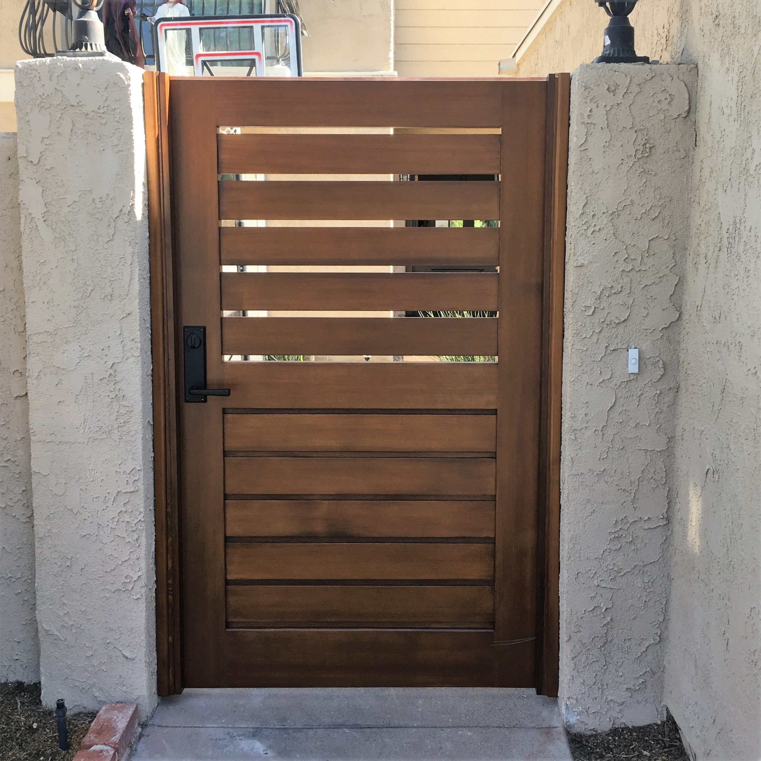Modern Wood Gate #317 Modern Wood Gate #317
