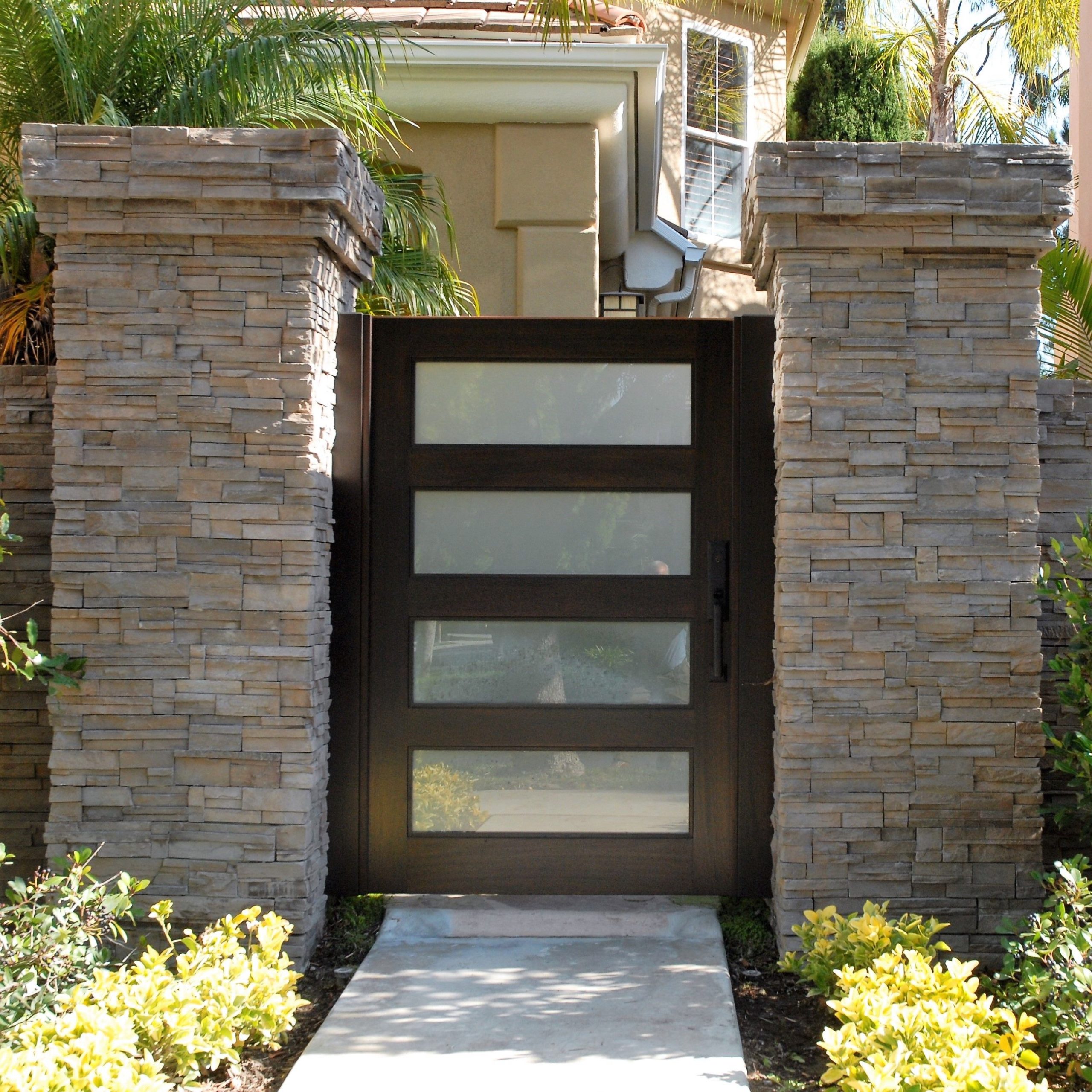 Modern Gate #301 Modern Wood Gate #301