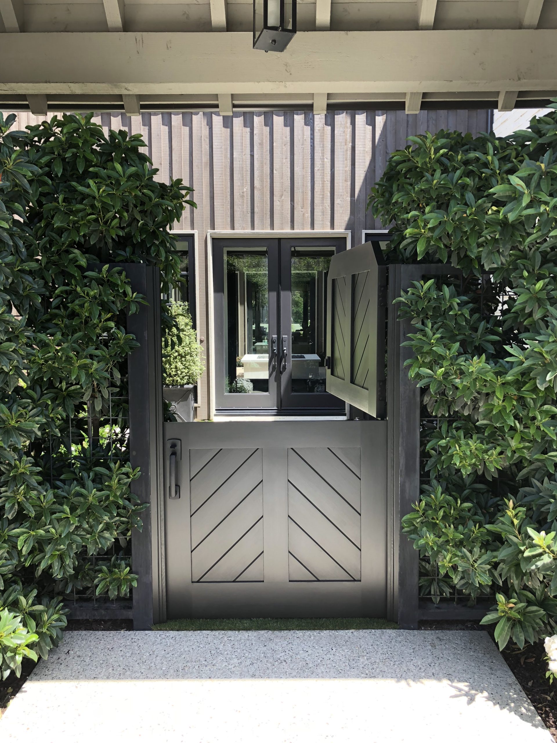 Contemporary & Modern Wood Gate 1363