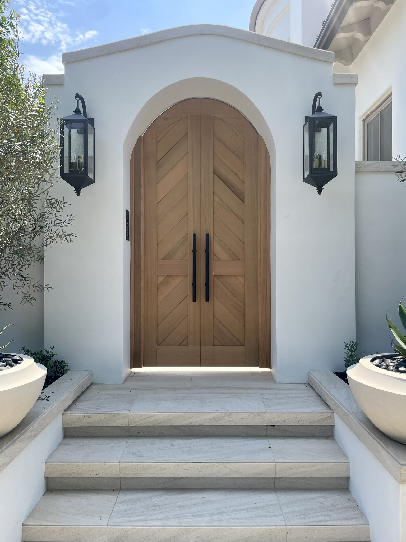 Contemporary & Modern Wood Gate 1373