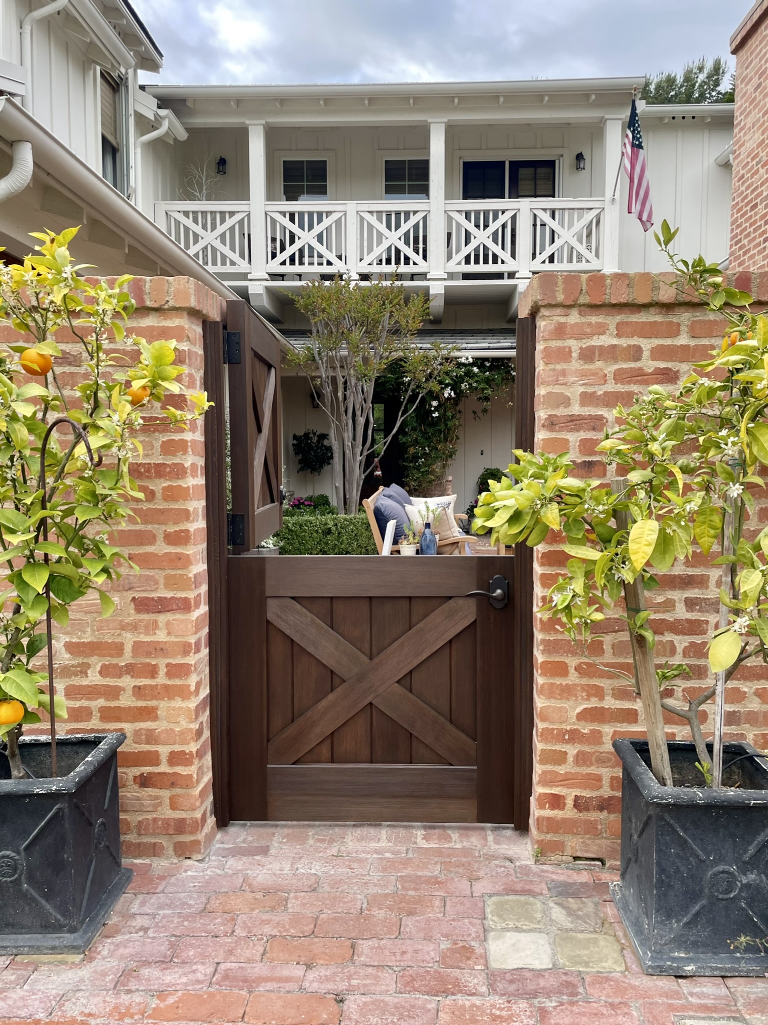 Craftsman & Cottage Wood Gate 1421
