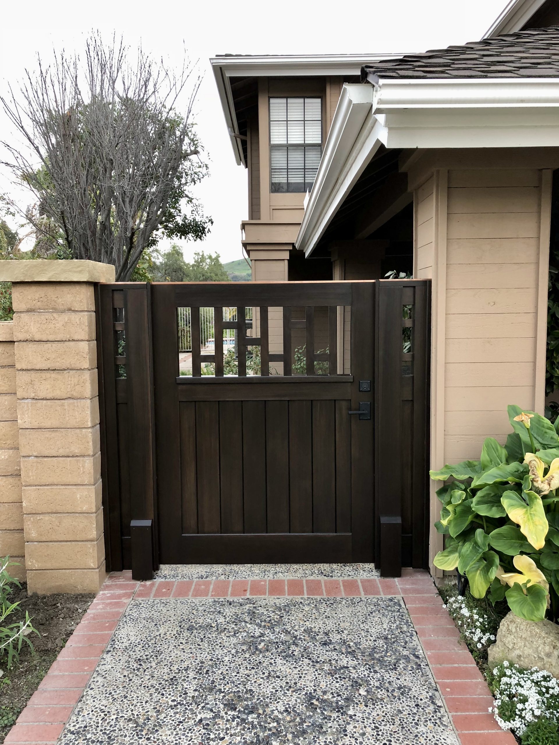 Craftsman & Cottage Wood Gate 1423