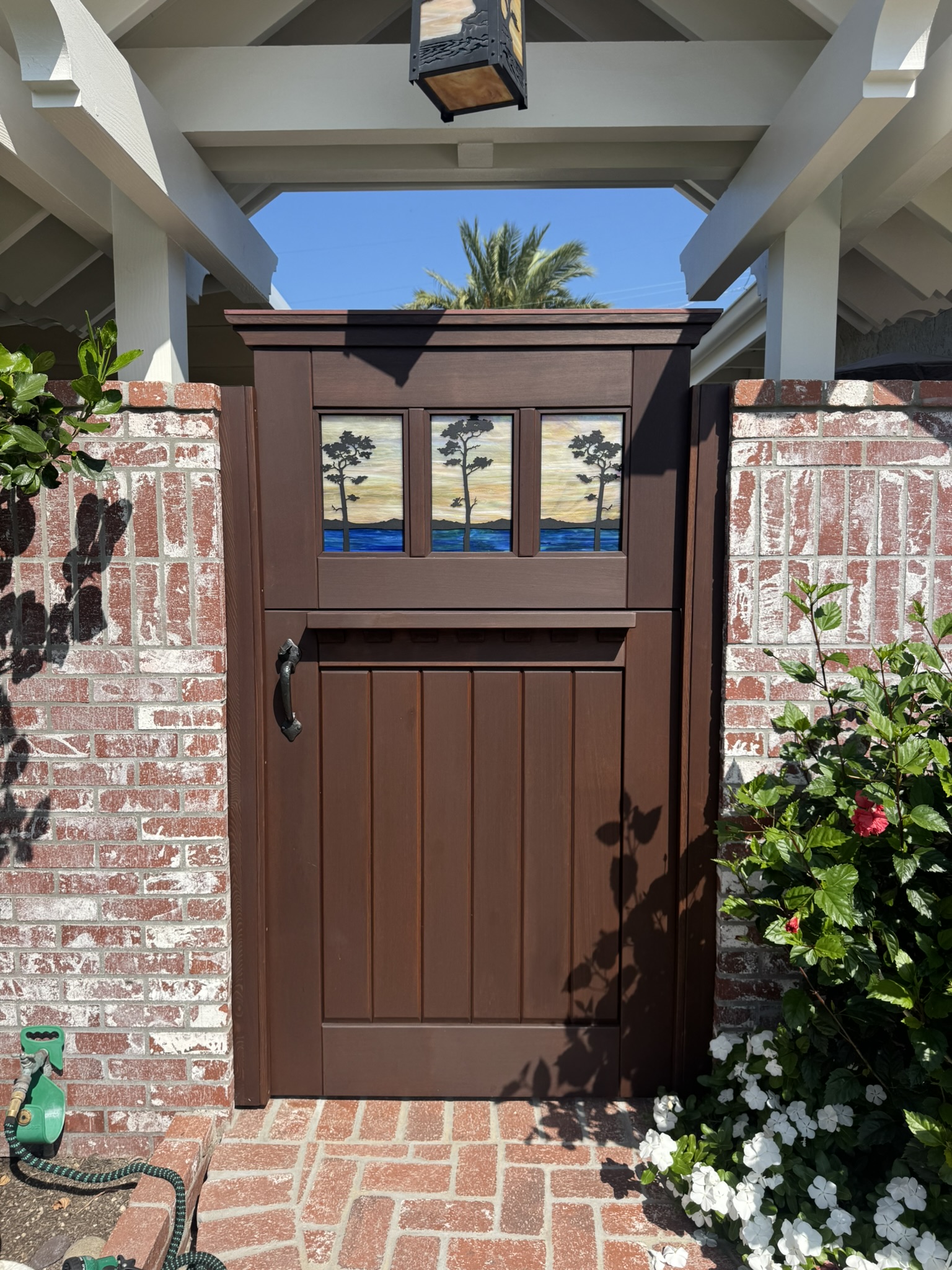 Craftsman & Cottage Wood Gate 1424
