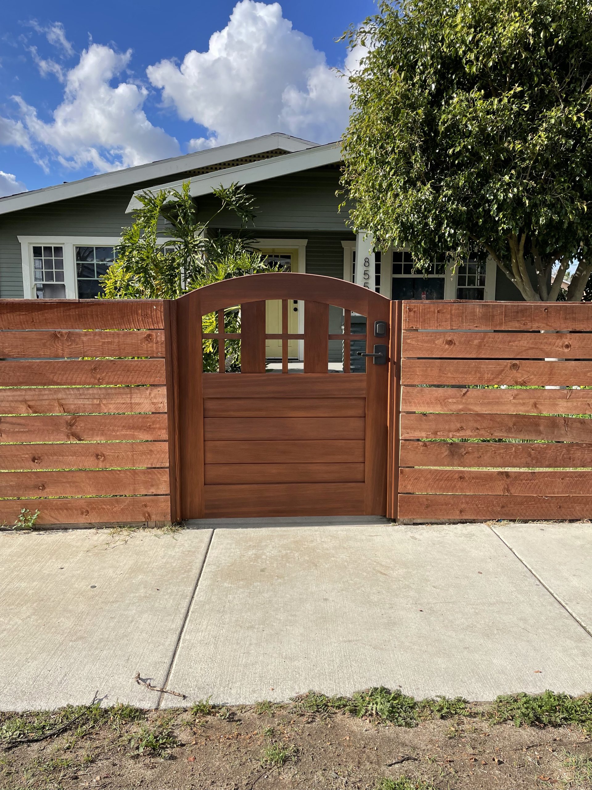 Craftsman & Cottage Wood Gate 1452