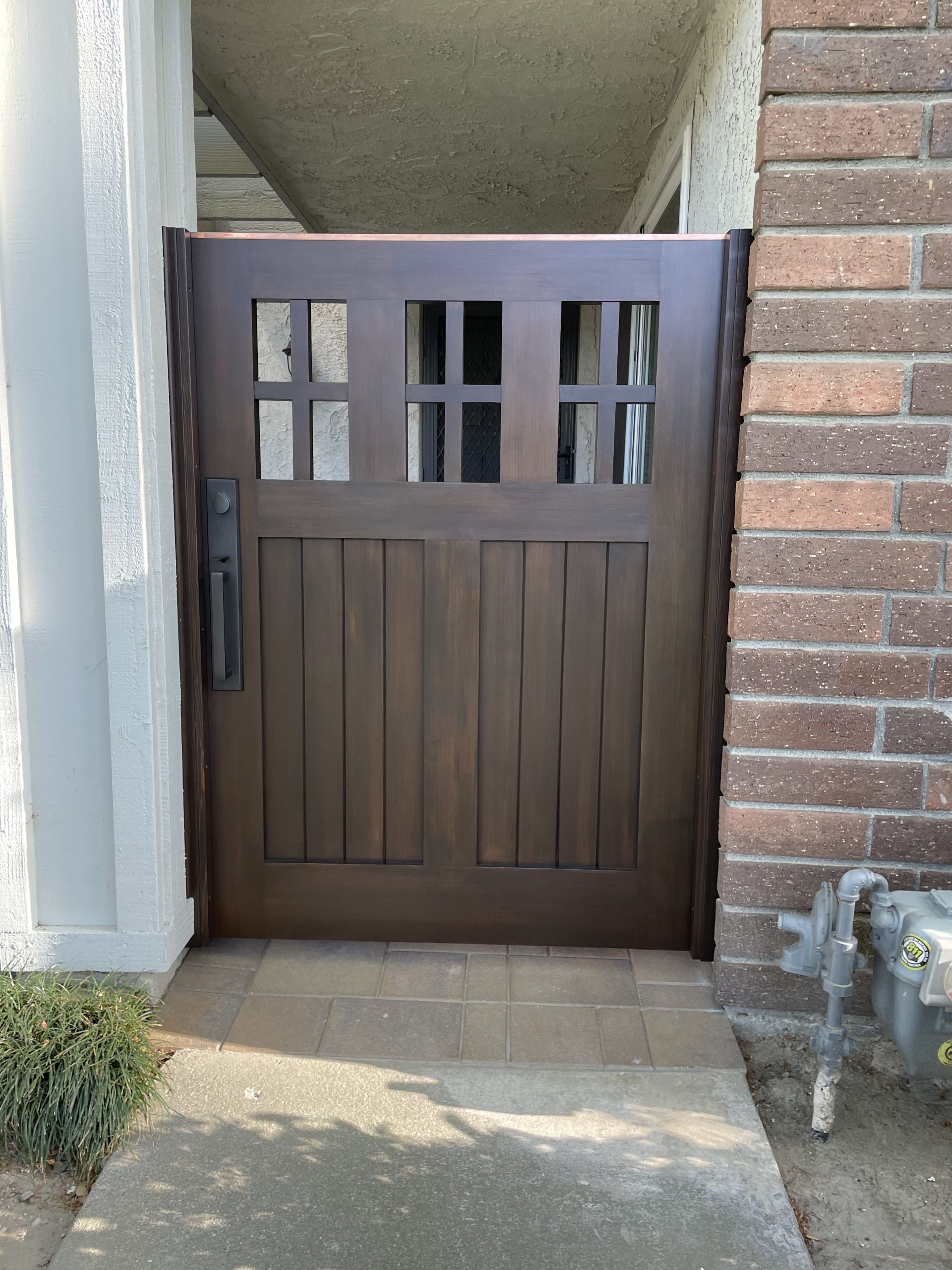 Craftsman & Cottage Wood Gate 1459