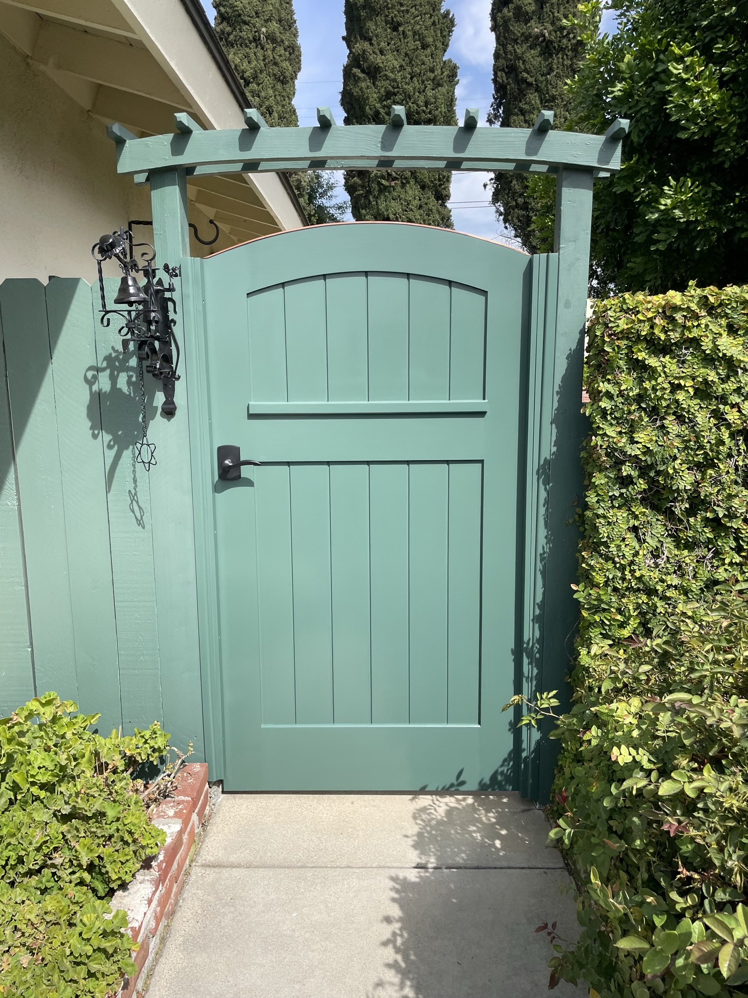 Craftsman & Cottage Wood Gate 1467