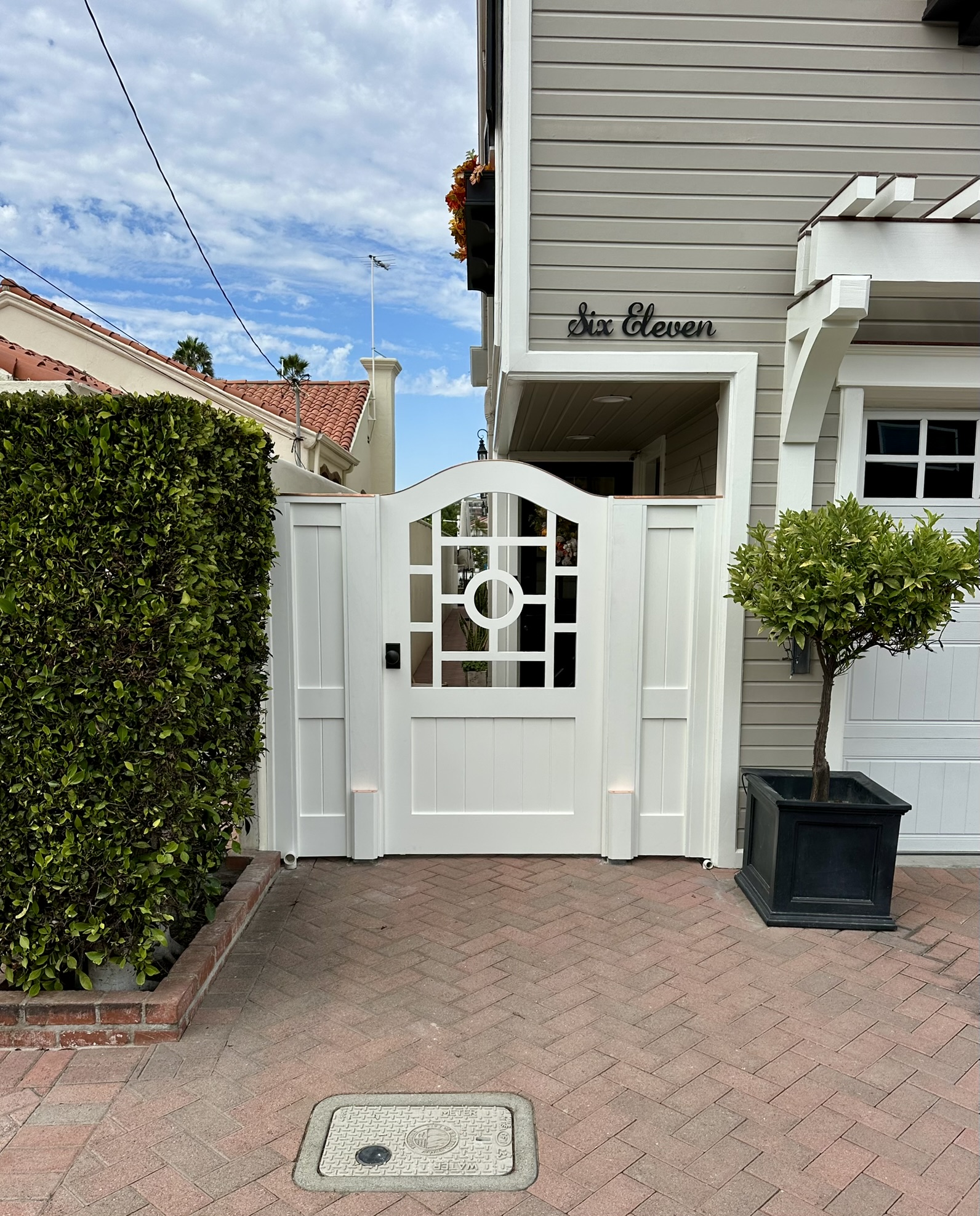 Craftsman & Cottage Wood Gate 1472