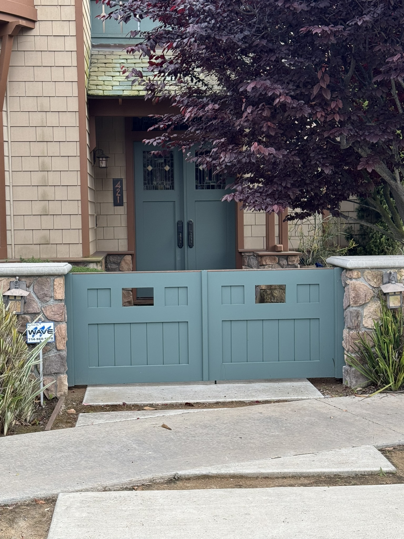 Craftsman & Cottage Wood Gate 1474
