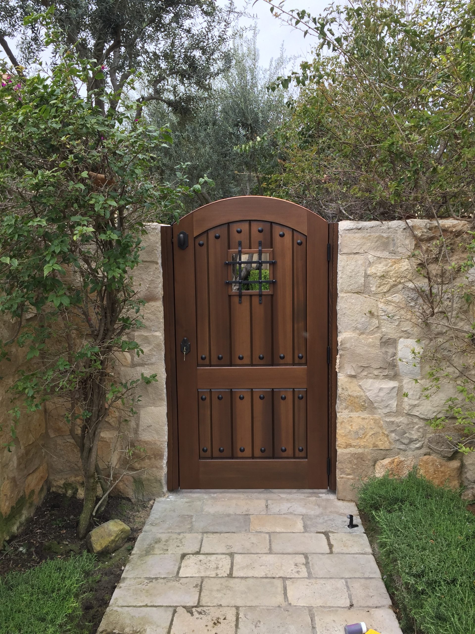 Mediterranean Wood Gate 1220
