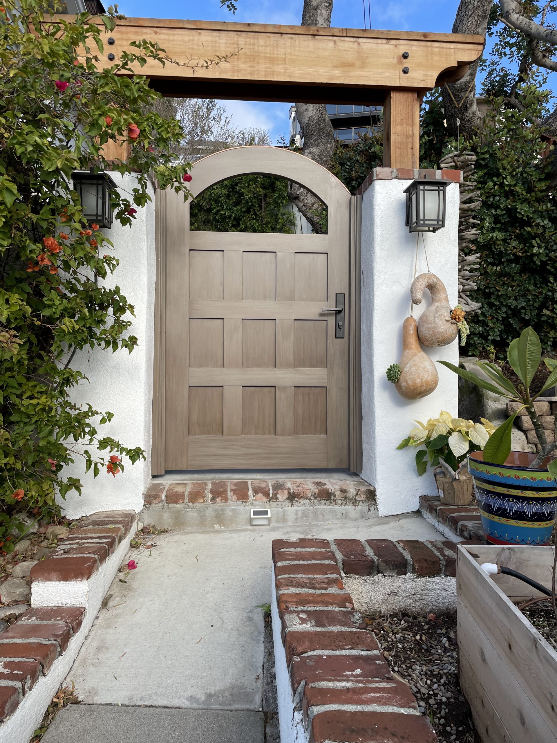 Mediterranean Wood Gate 1221