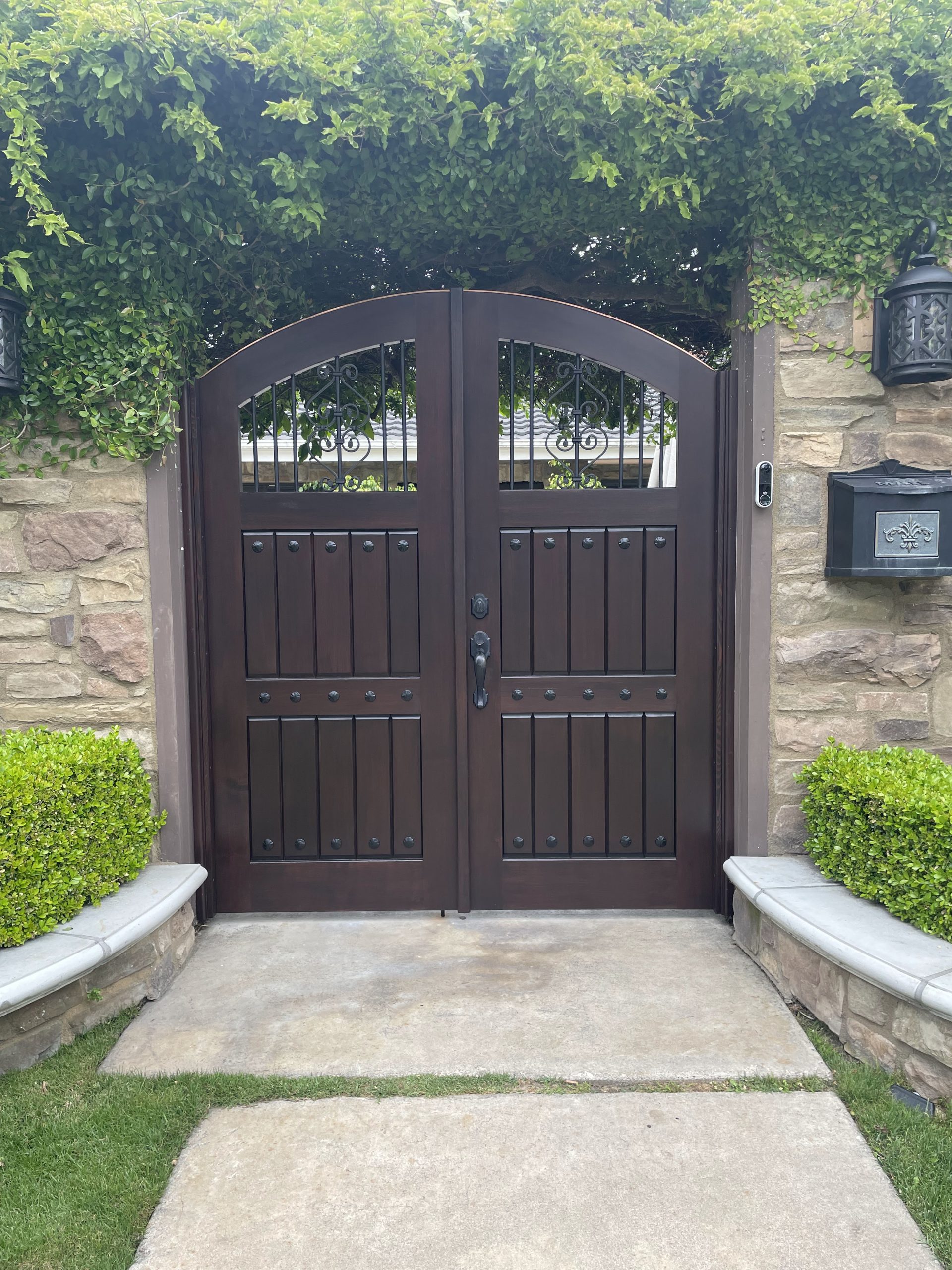 Mediterranean Wood Gate 1222