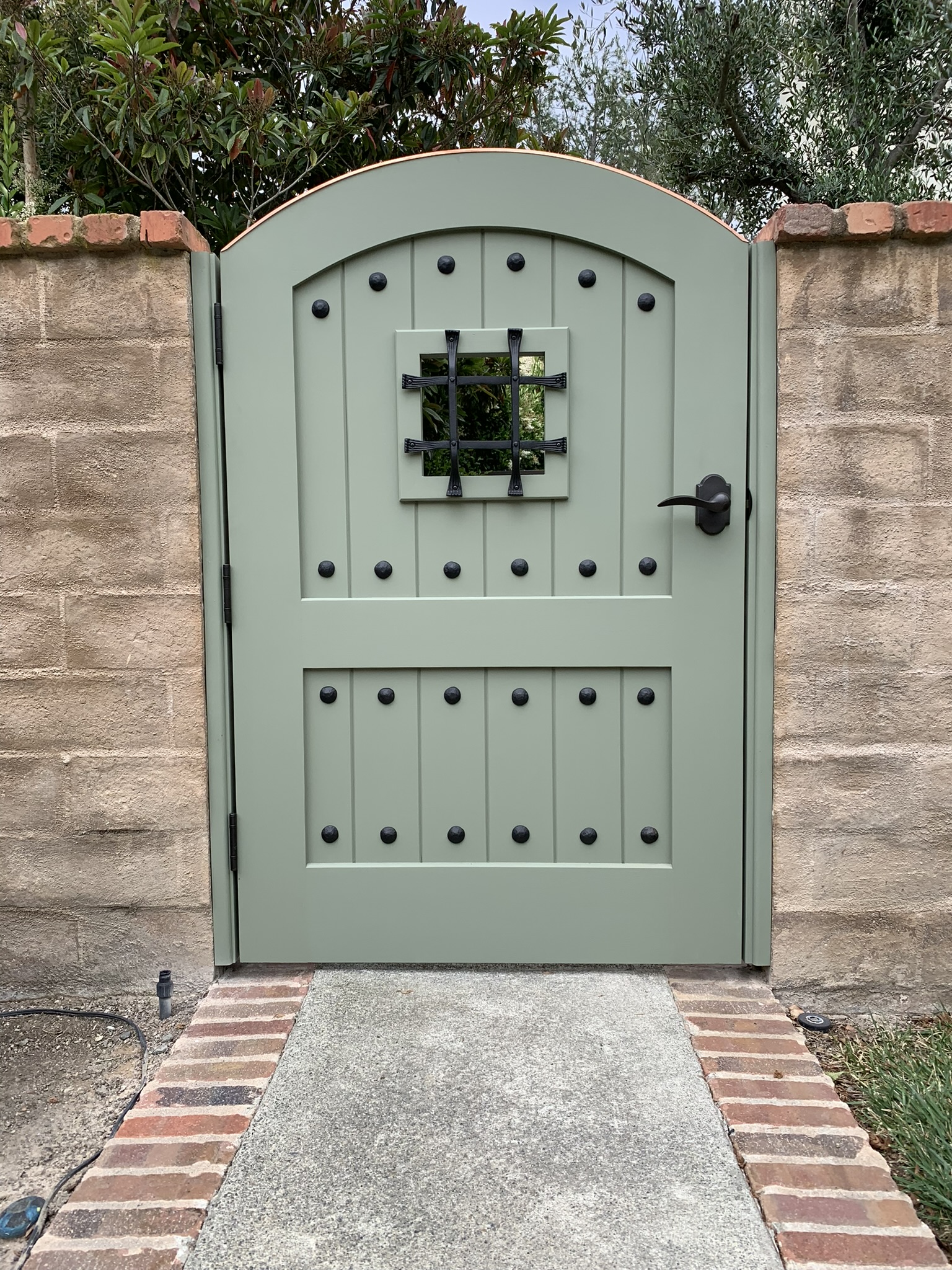 Mediterranean Wood Gate 1224