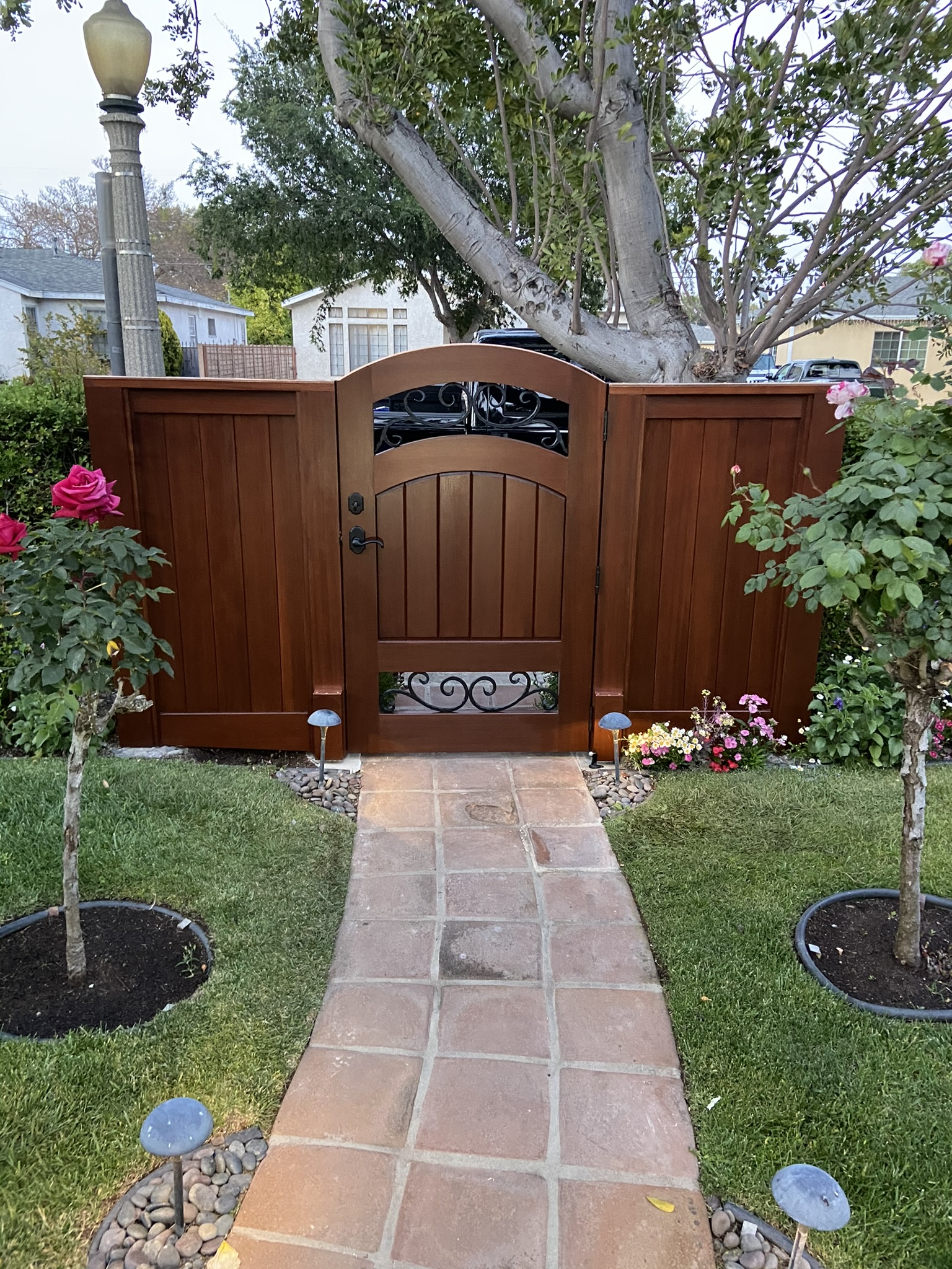 Mediterranean Wood Gate 1226