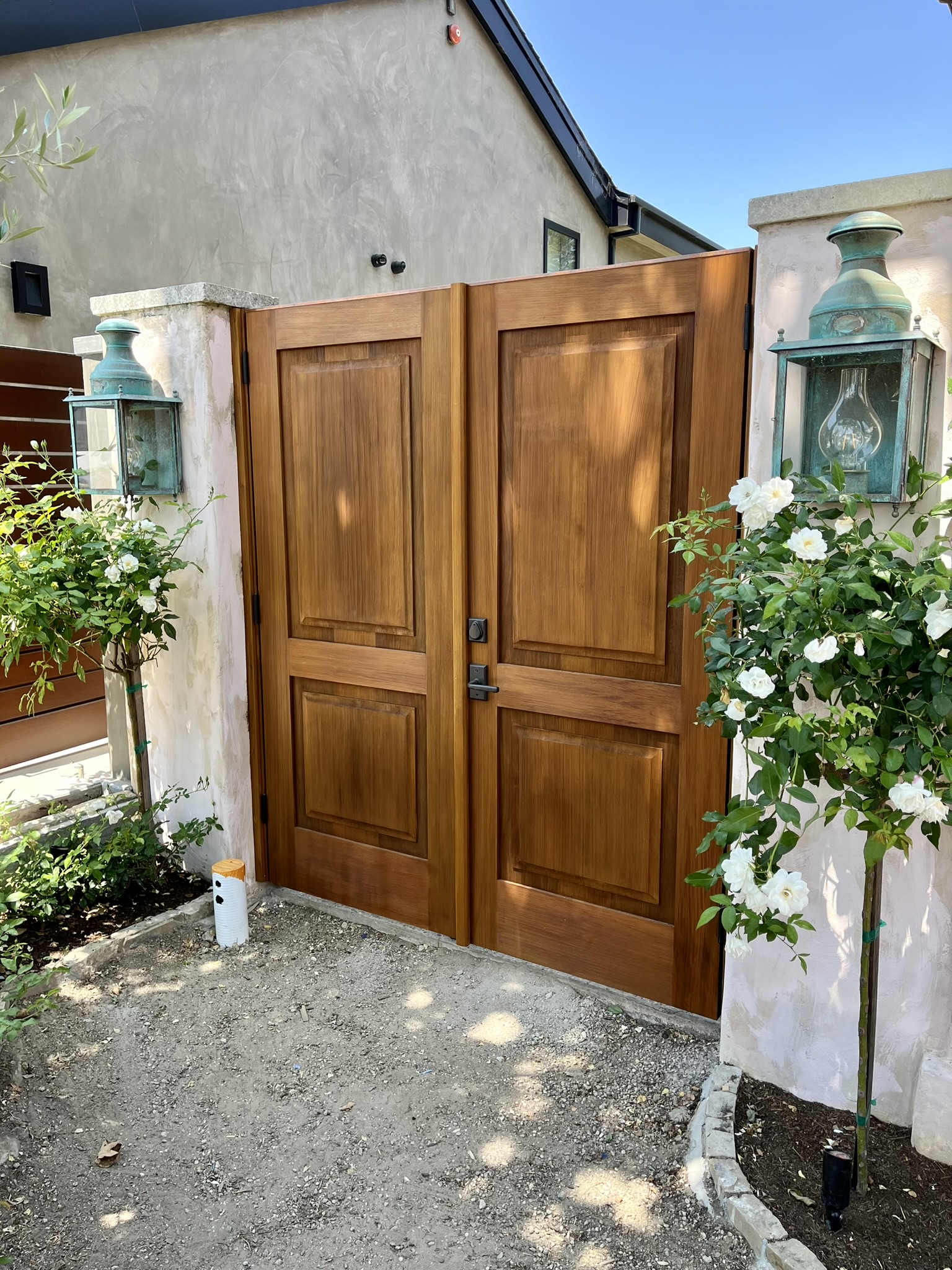 Mediterranean Wood Gate 1227