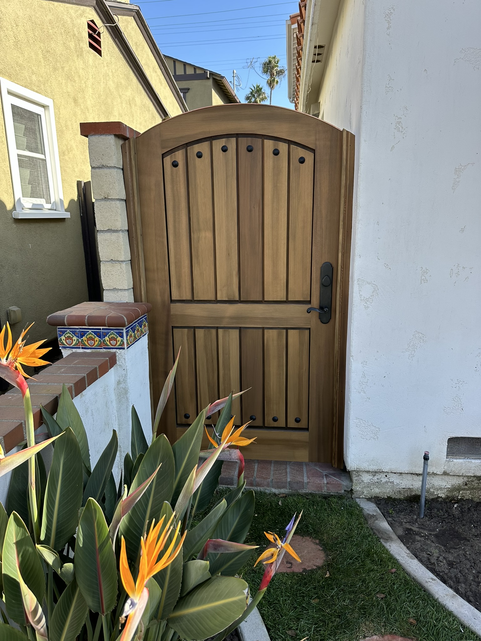 Mediterranean Wood Gate 1228
