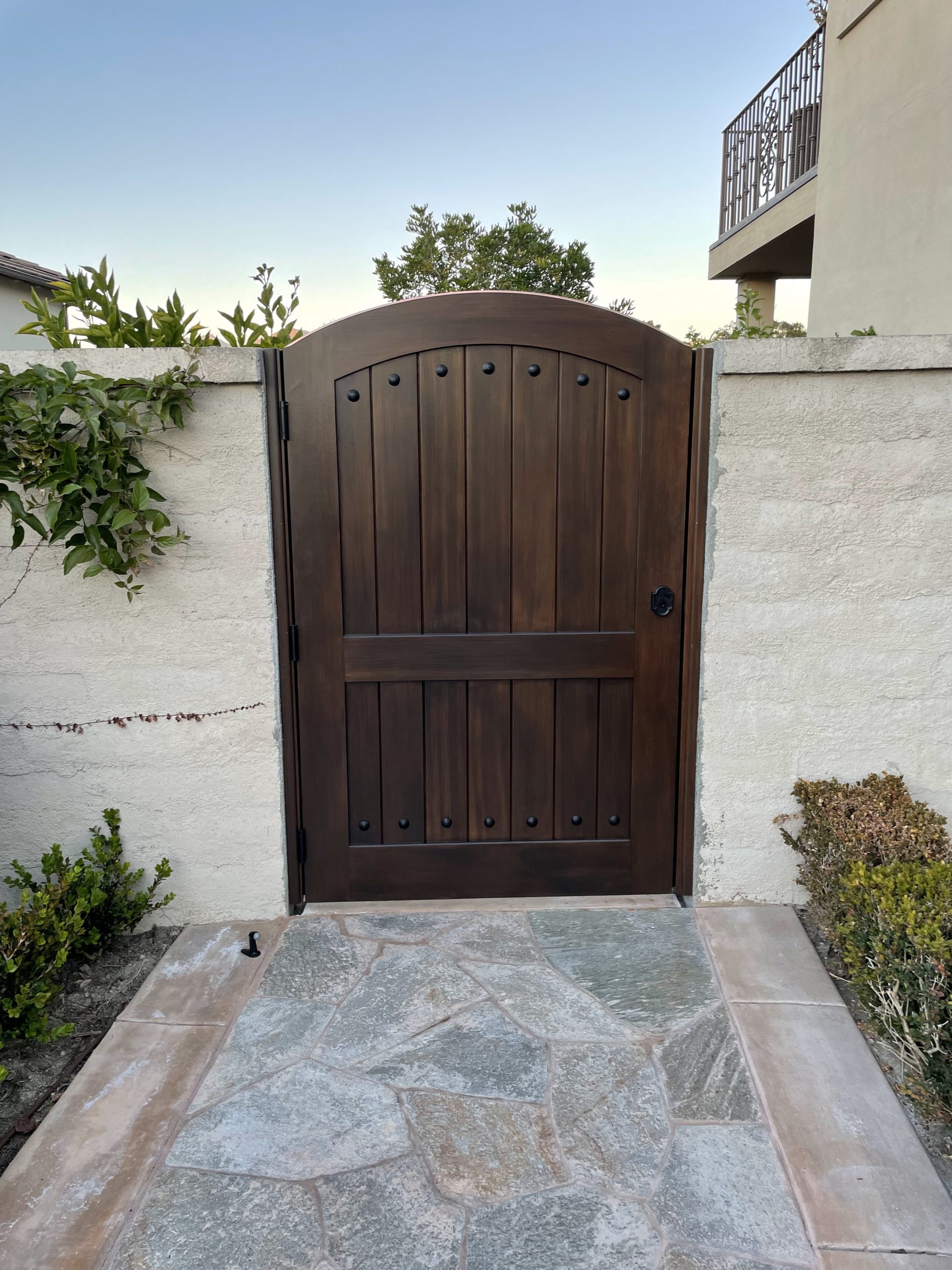 Mediterranean Wood Gate 1232