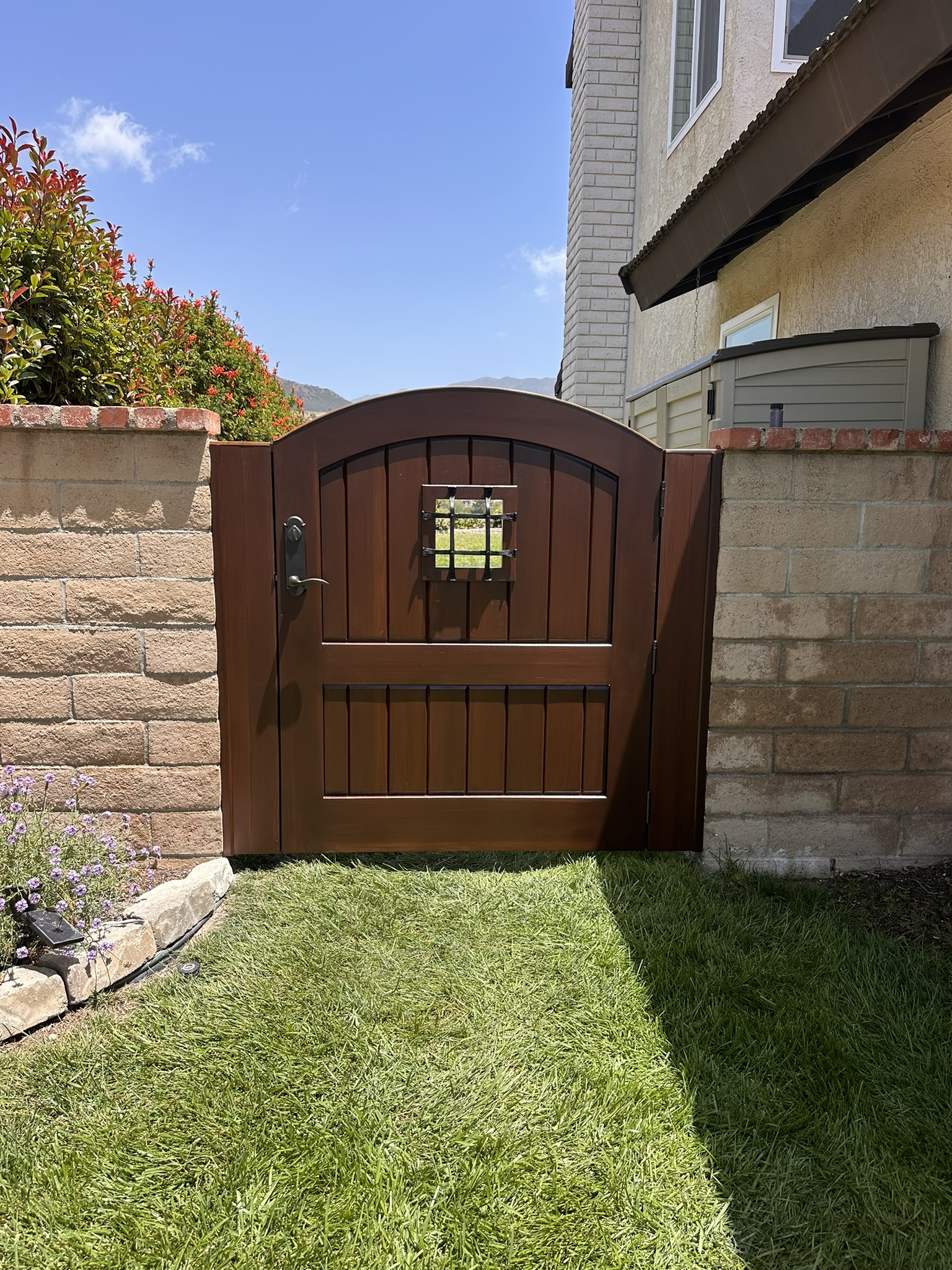 Mediterranean Wood Gate 1234