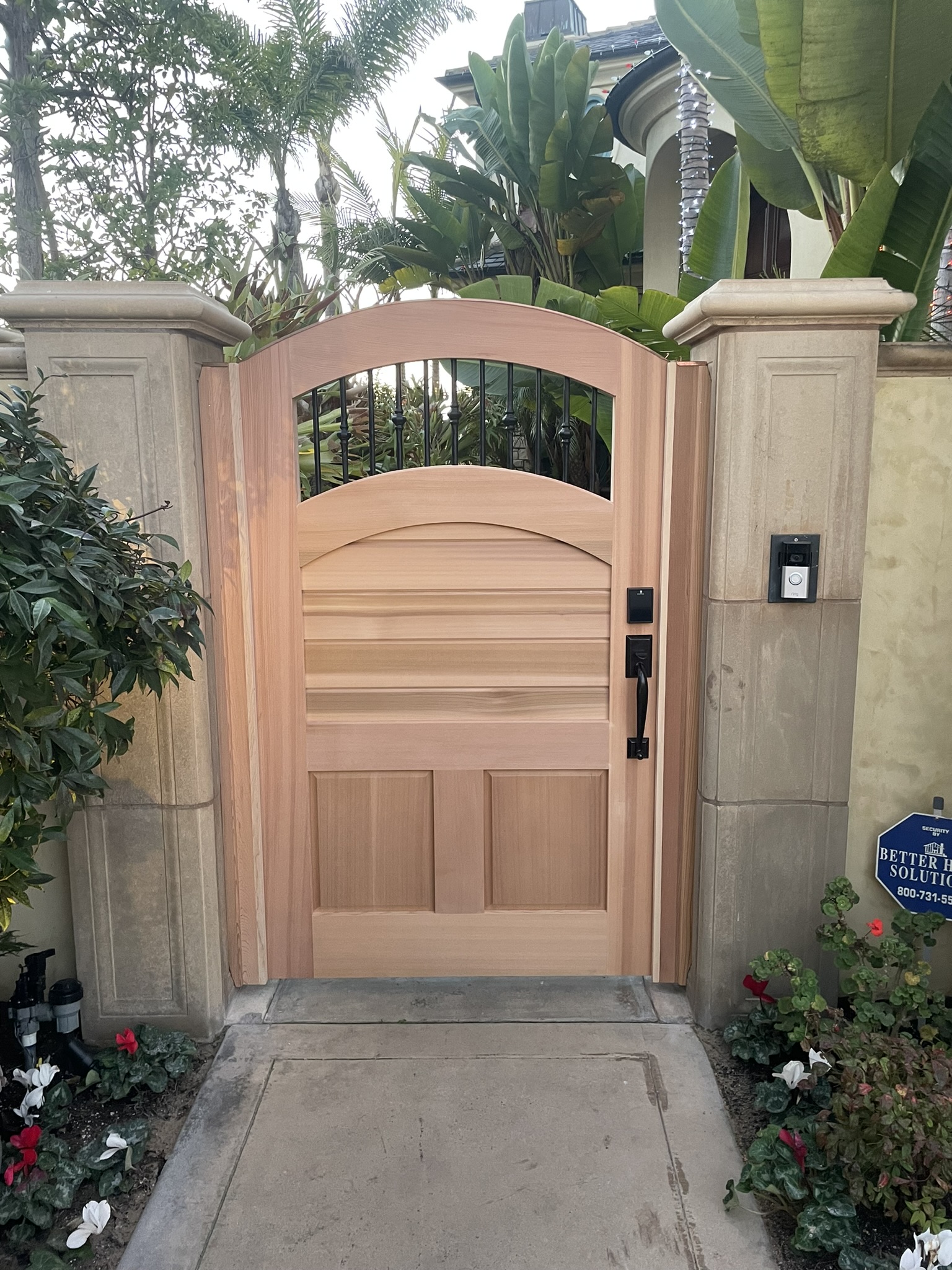 Mediterranean Wood Gate 1236