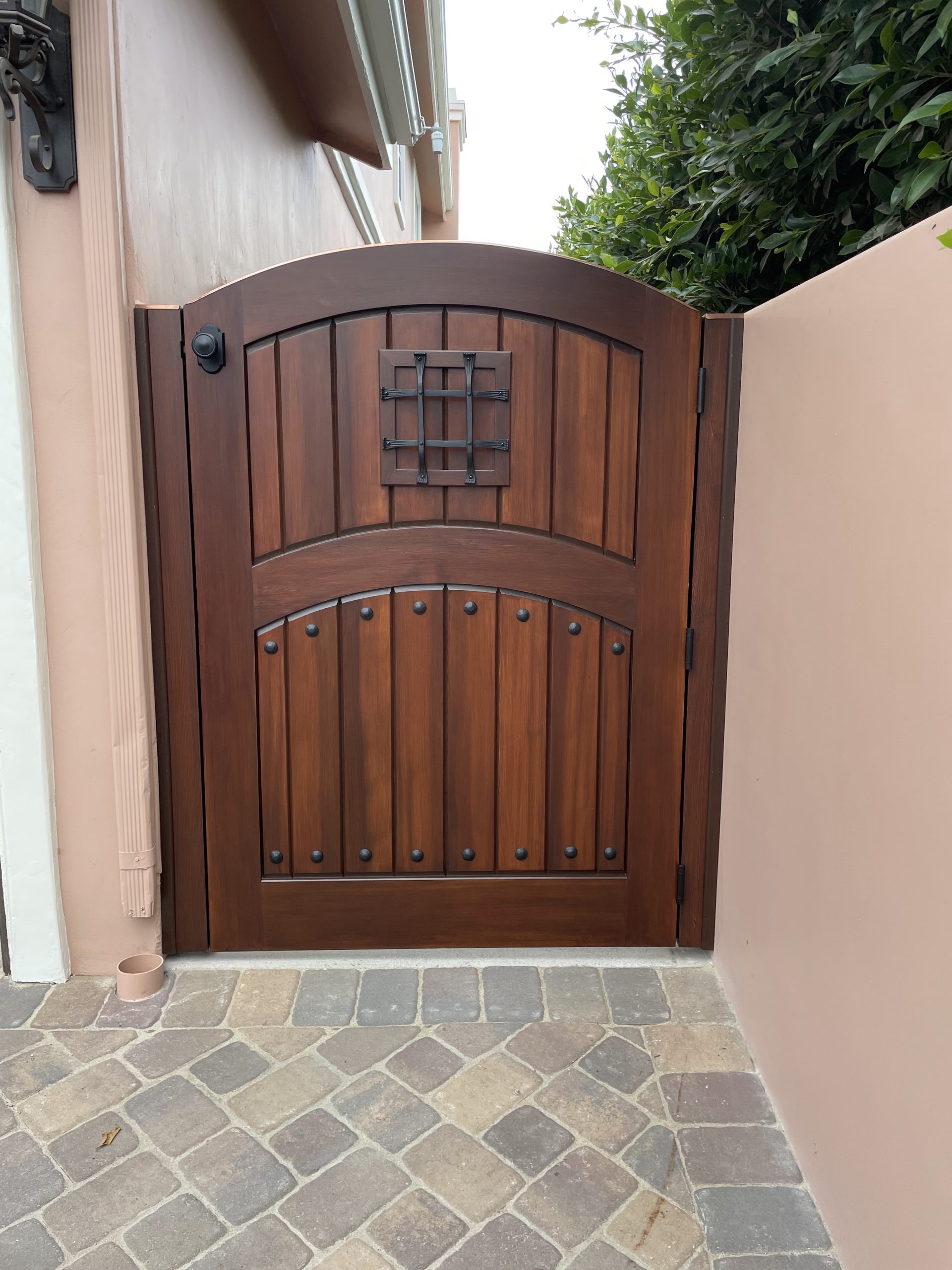 Mediterranean Wood Gate 1237