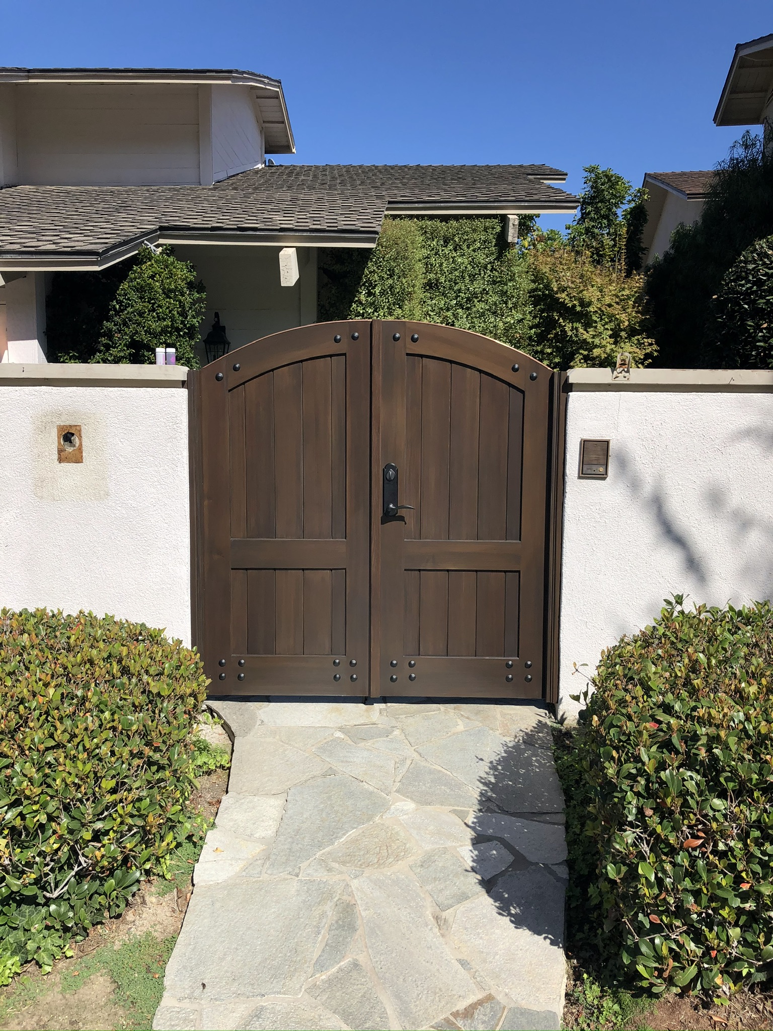 Mediterranean Wood Gate 1239