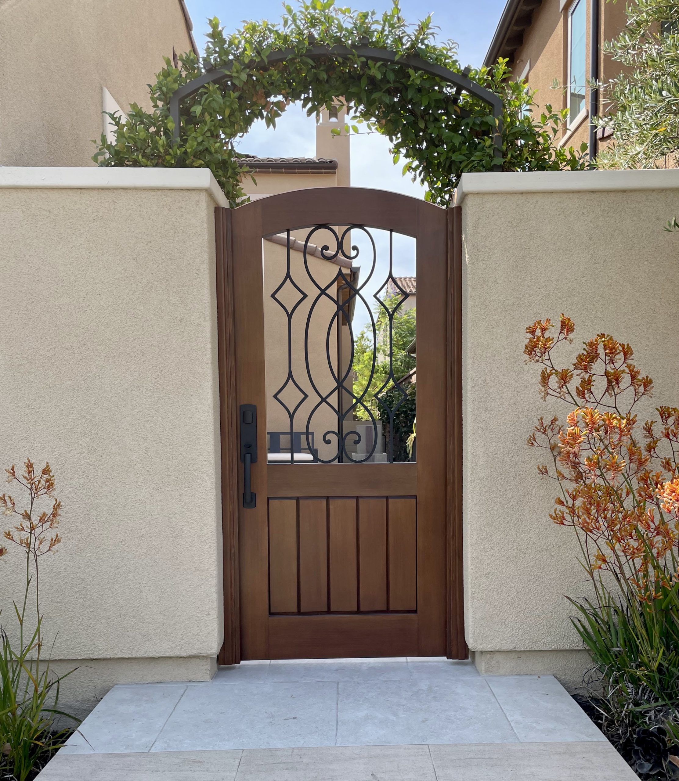 Mediterranean Wood Gate 1241