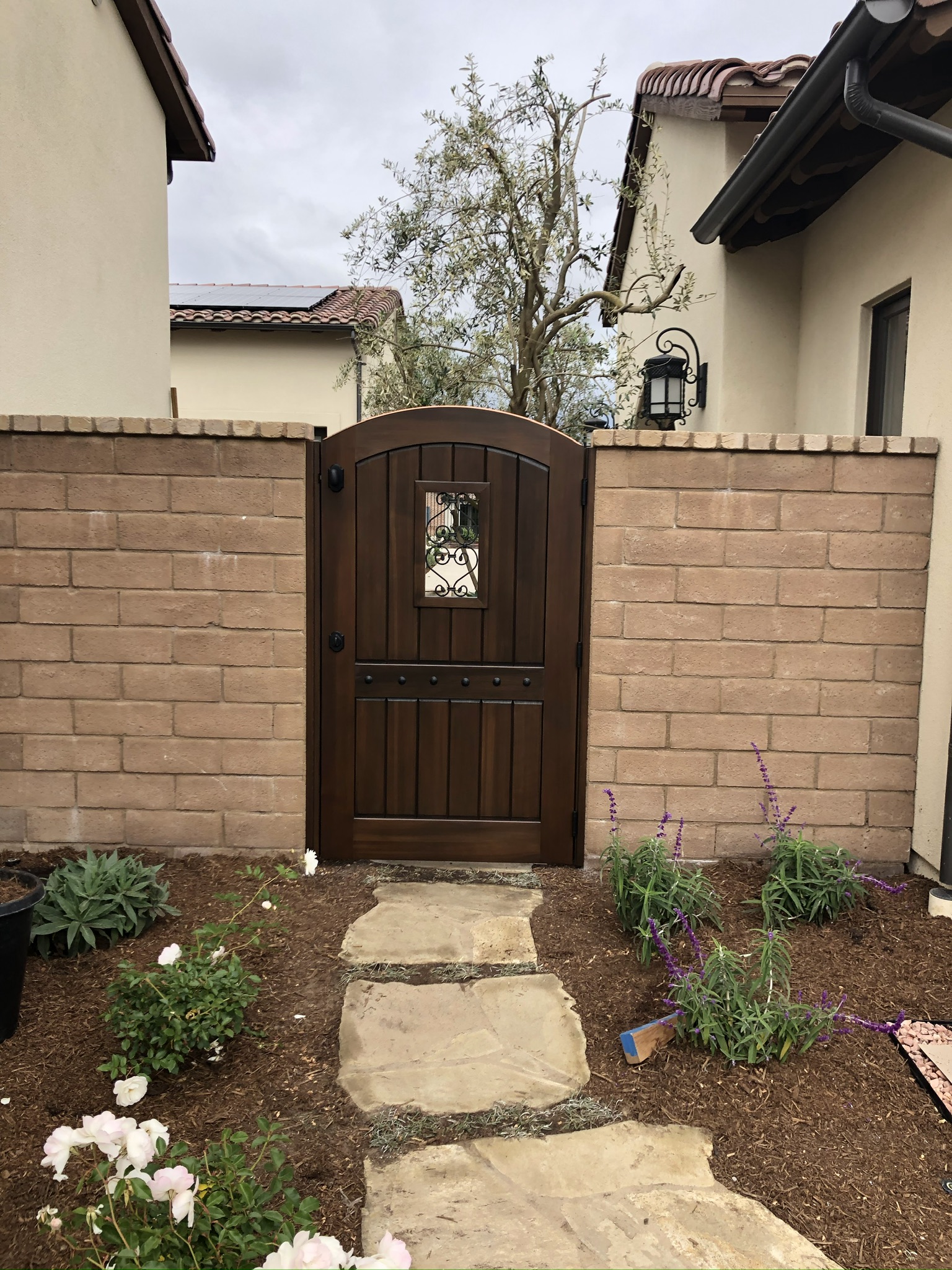 Mediterranean Wood Gate 1242