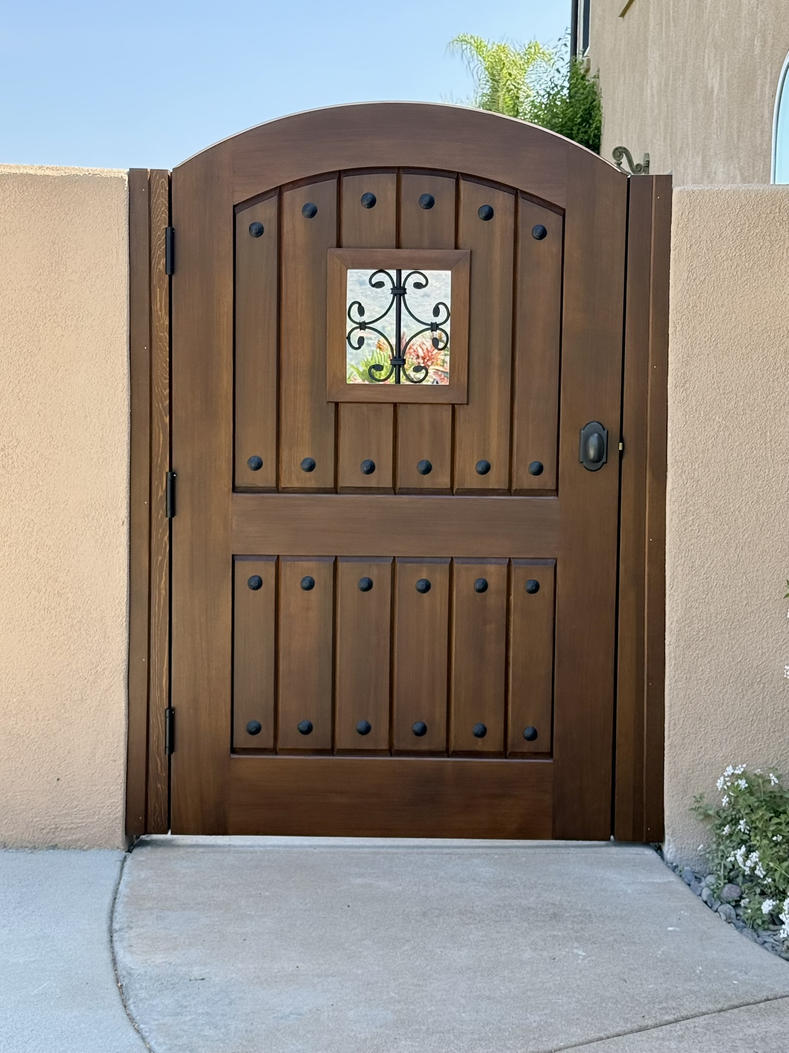 Mediterranean Wood Gate 1245