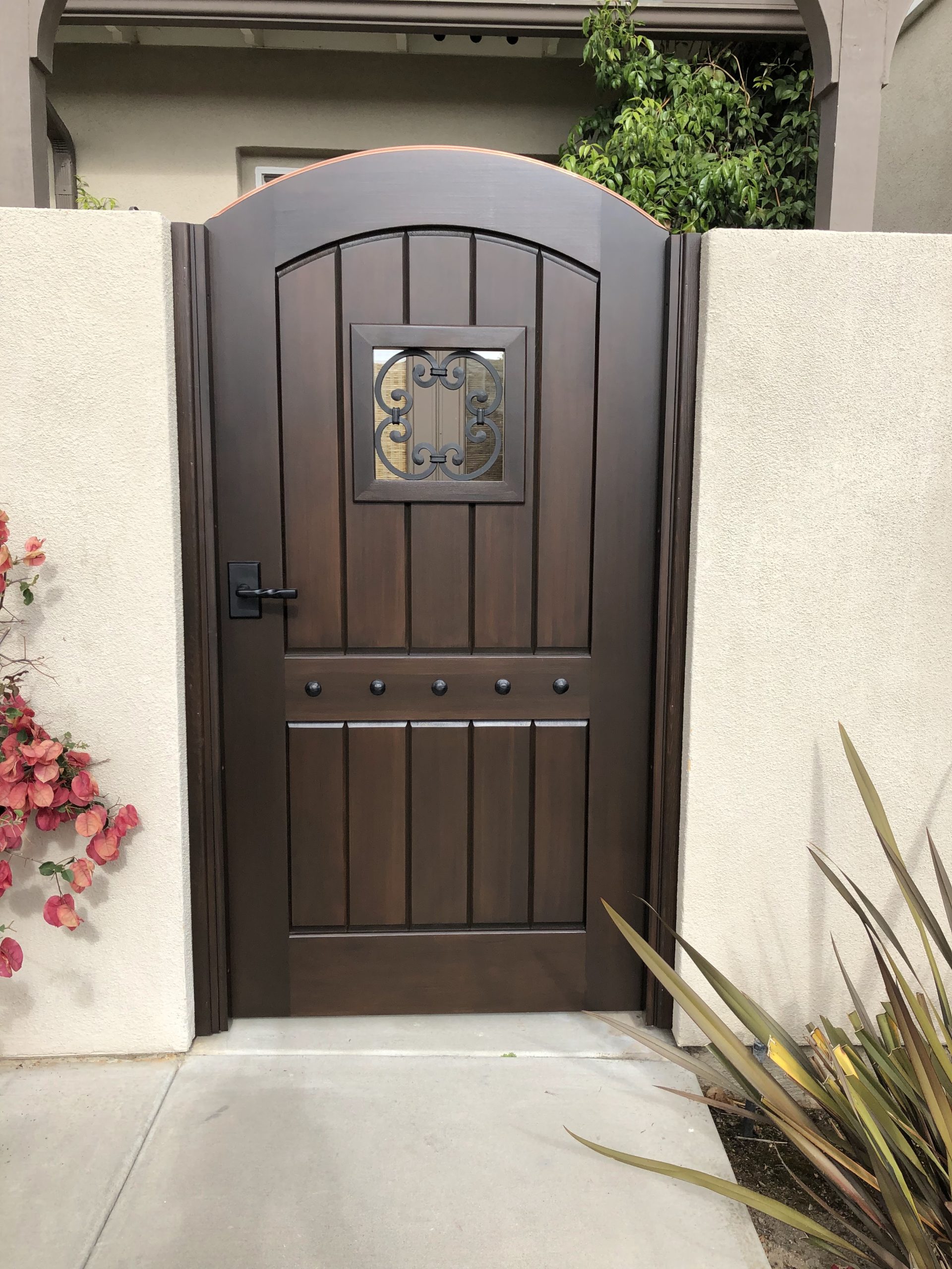 Mediterranean Wood Gate 1246