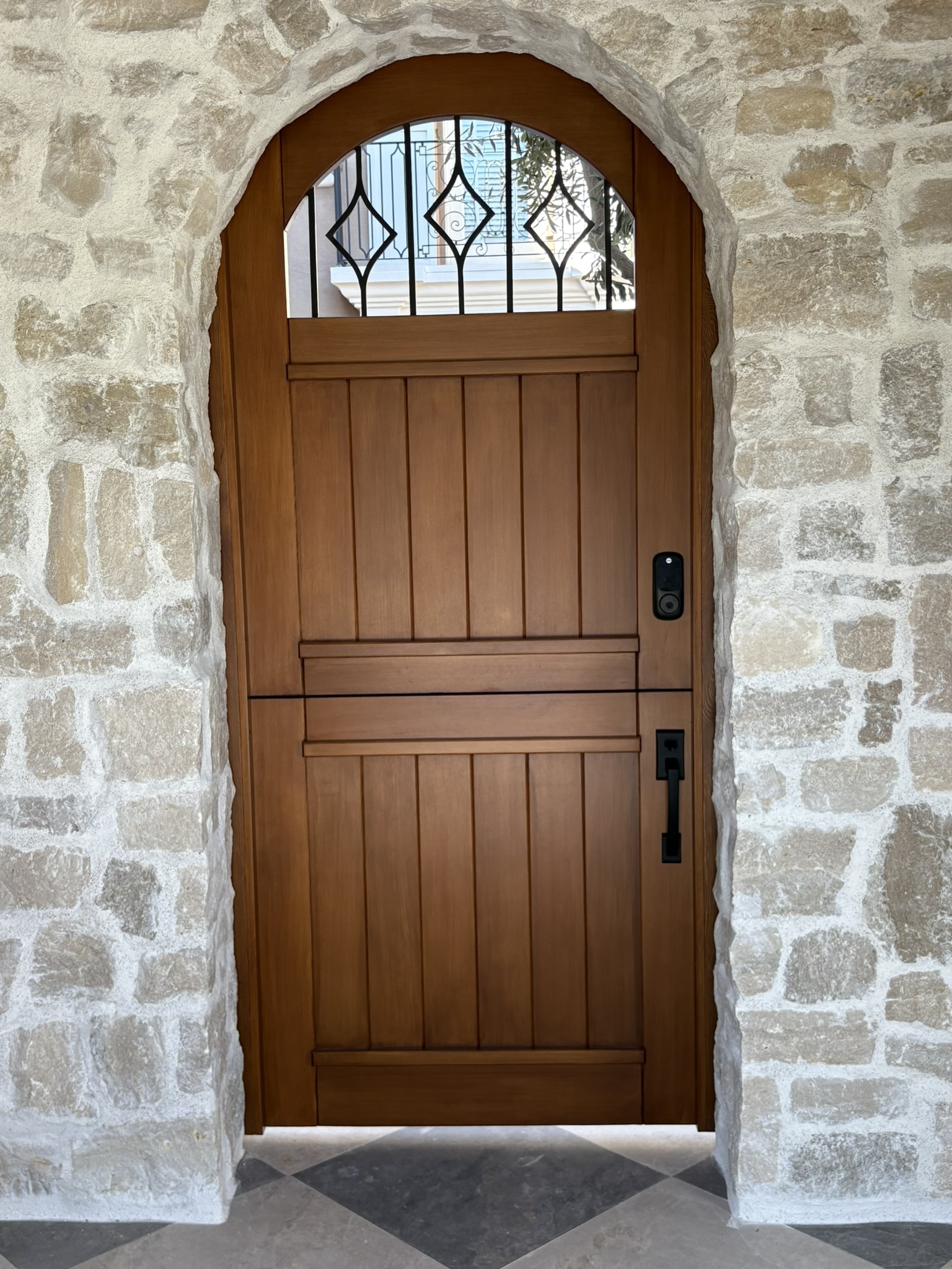 Mediterranean Wood Gate 1247