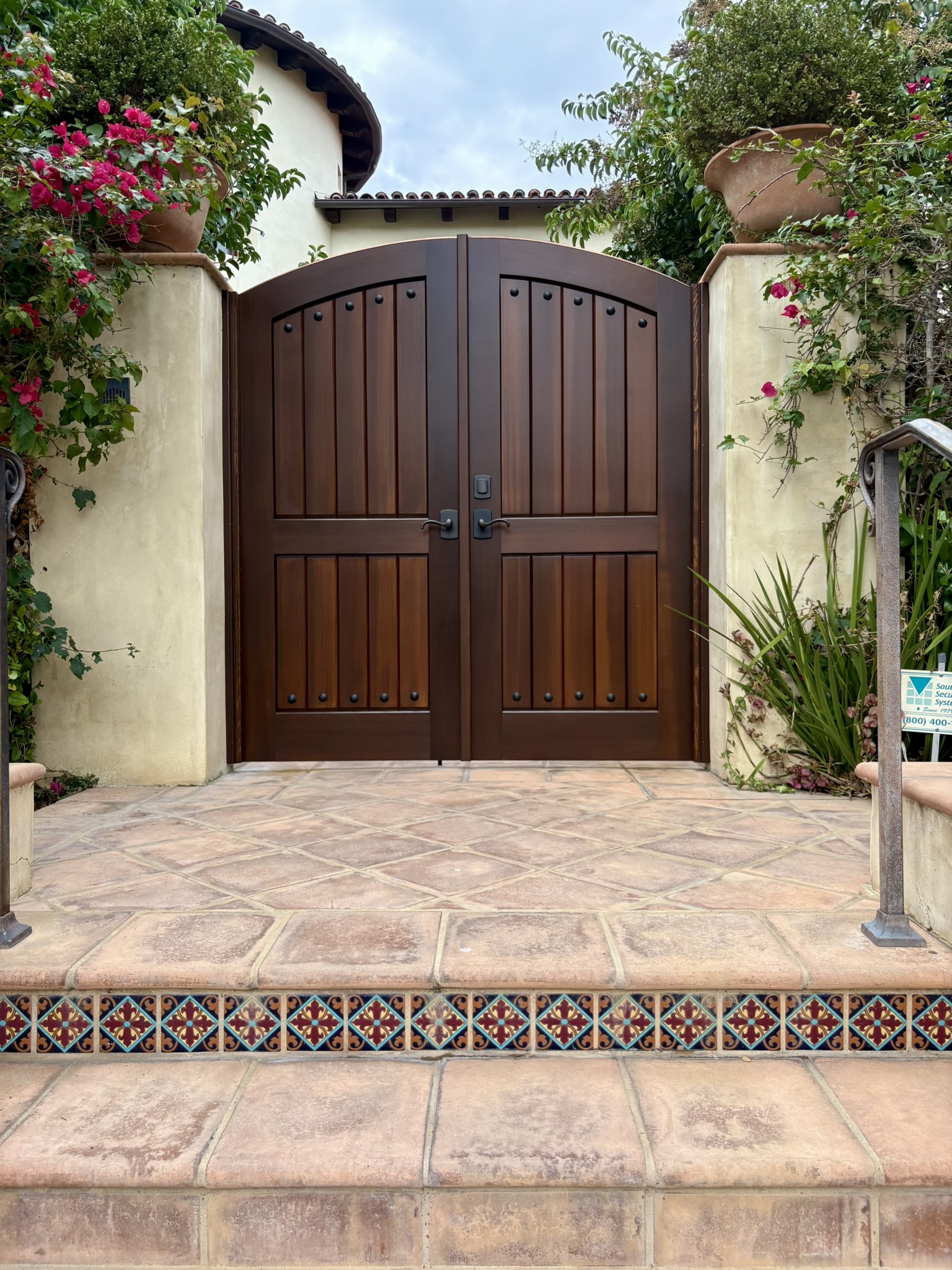 Mediterranean Wood Gate 1250