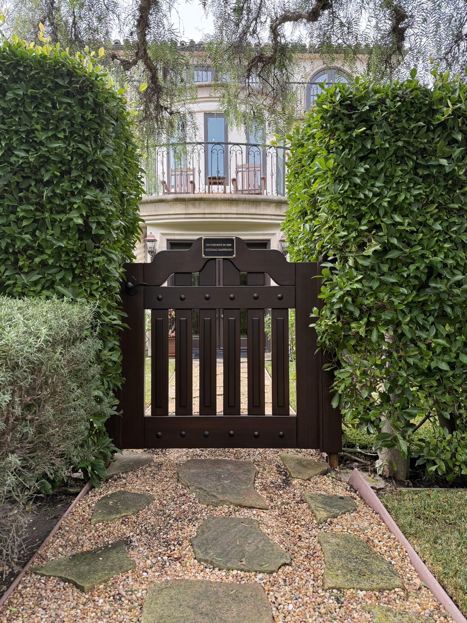 Mediterranean Wood Gate 1252