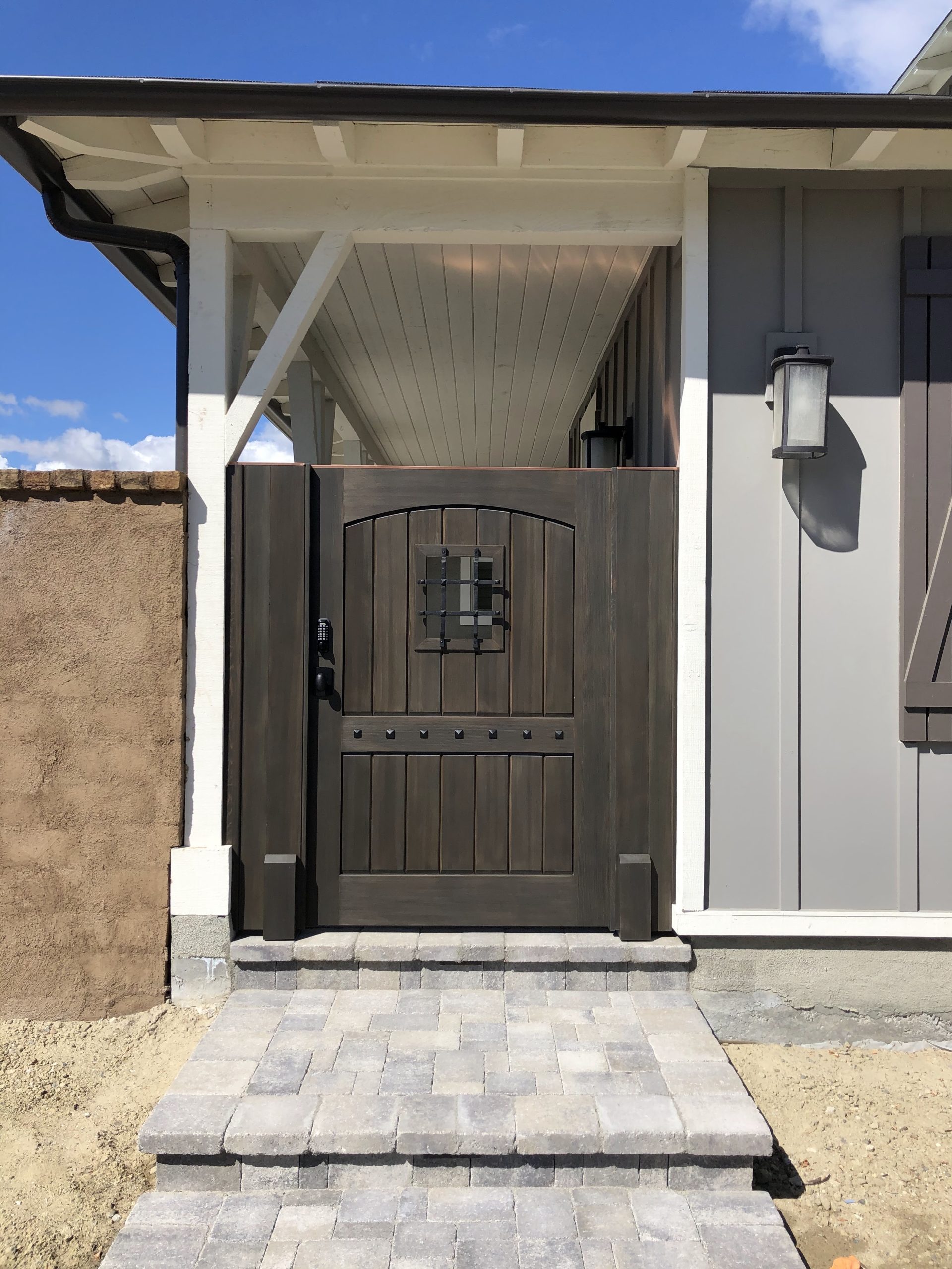 Mediterranean Wood Gate 1255