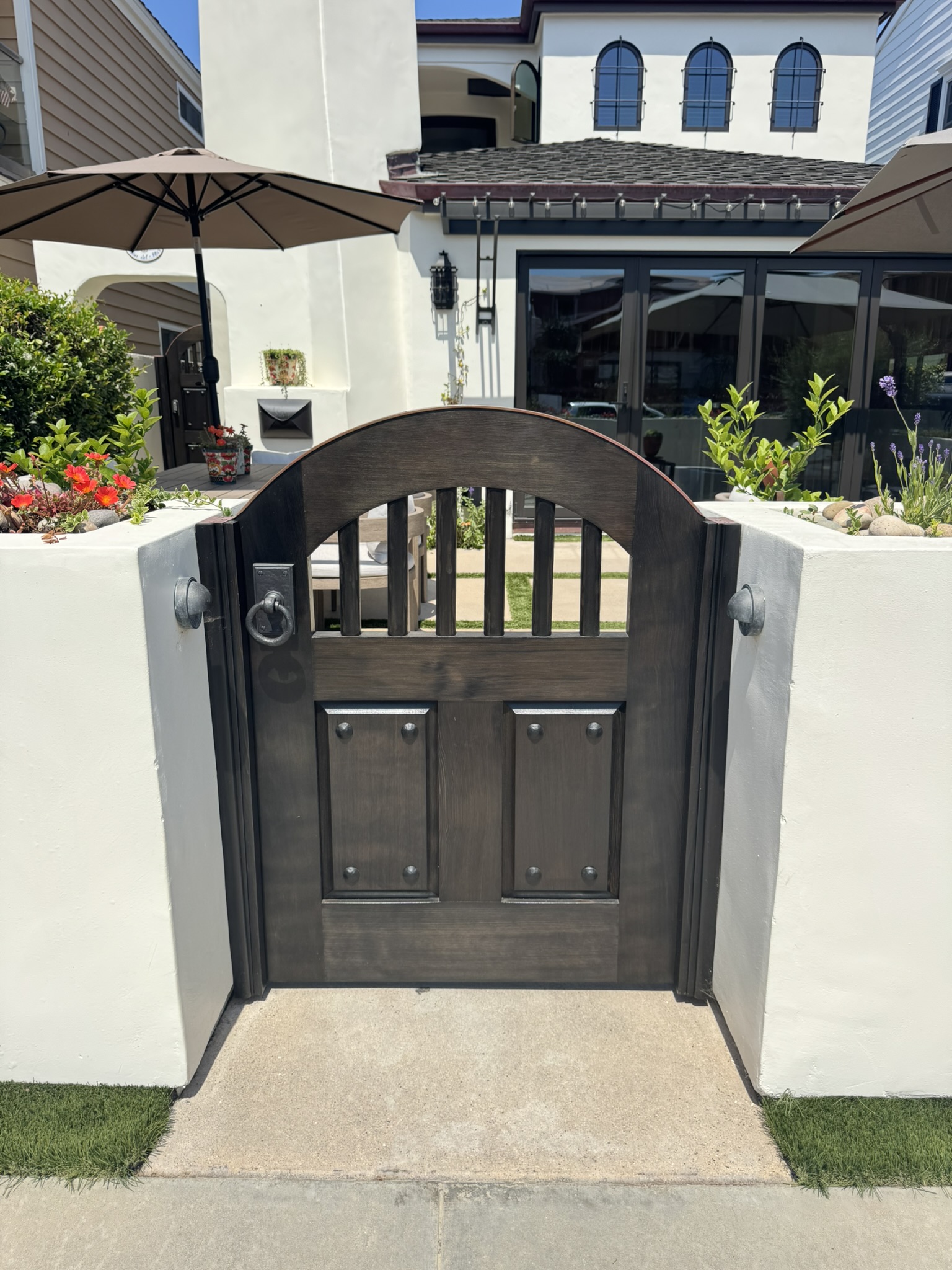 Mediterranean Wood Gate 1261