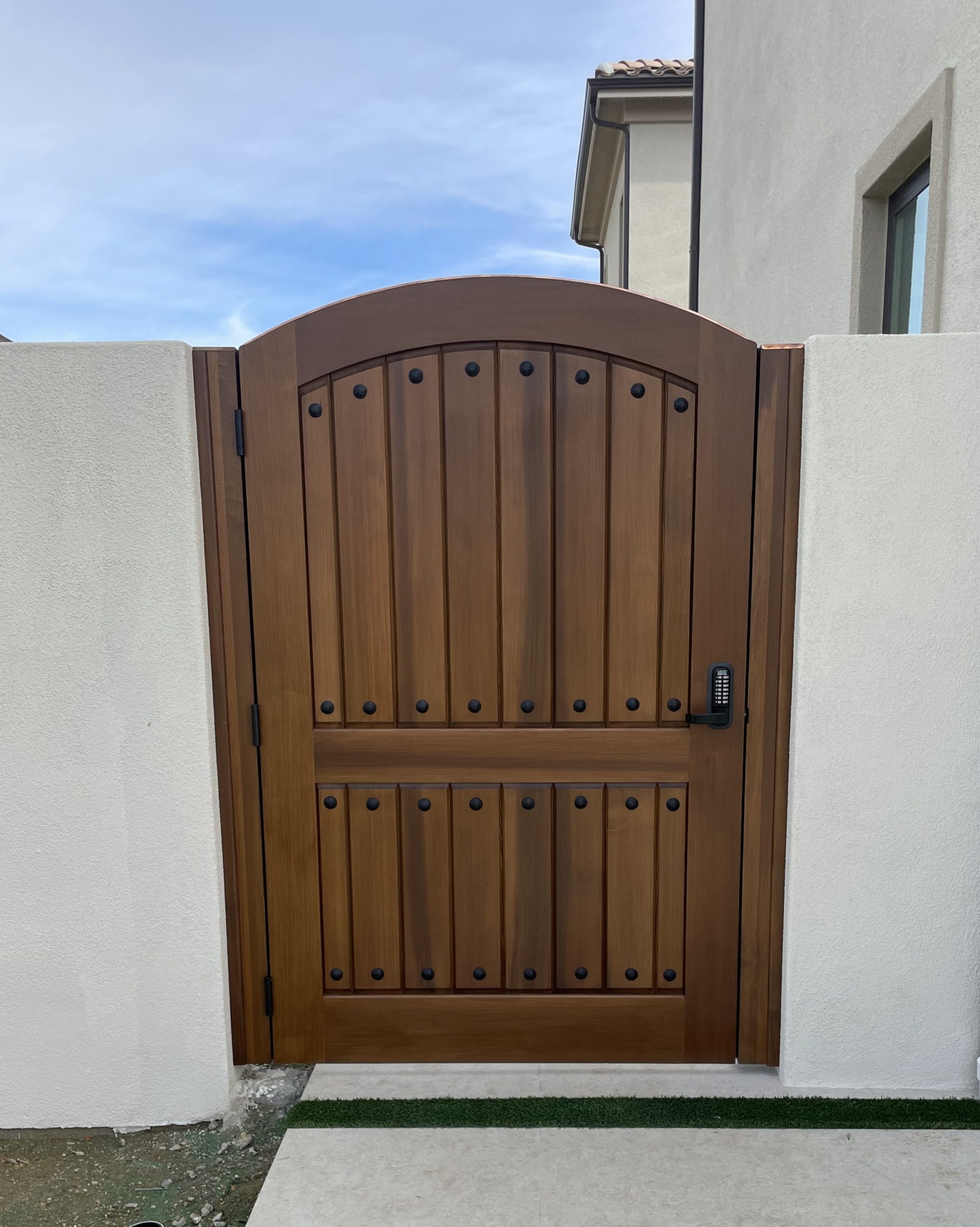 Mediterranean Wood Gate 1264