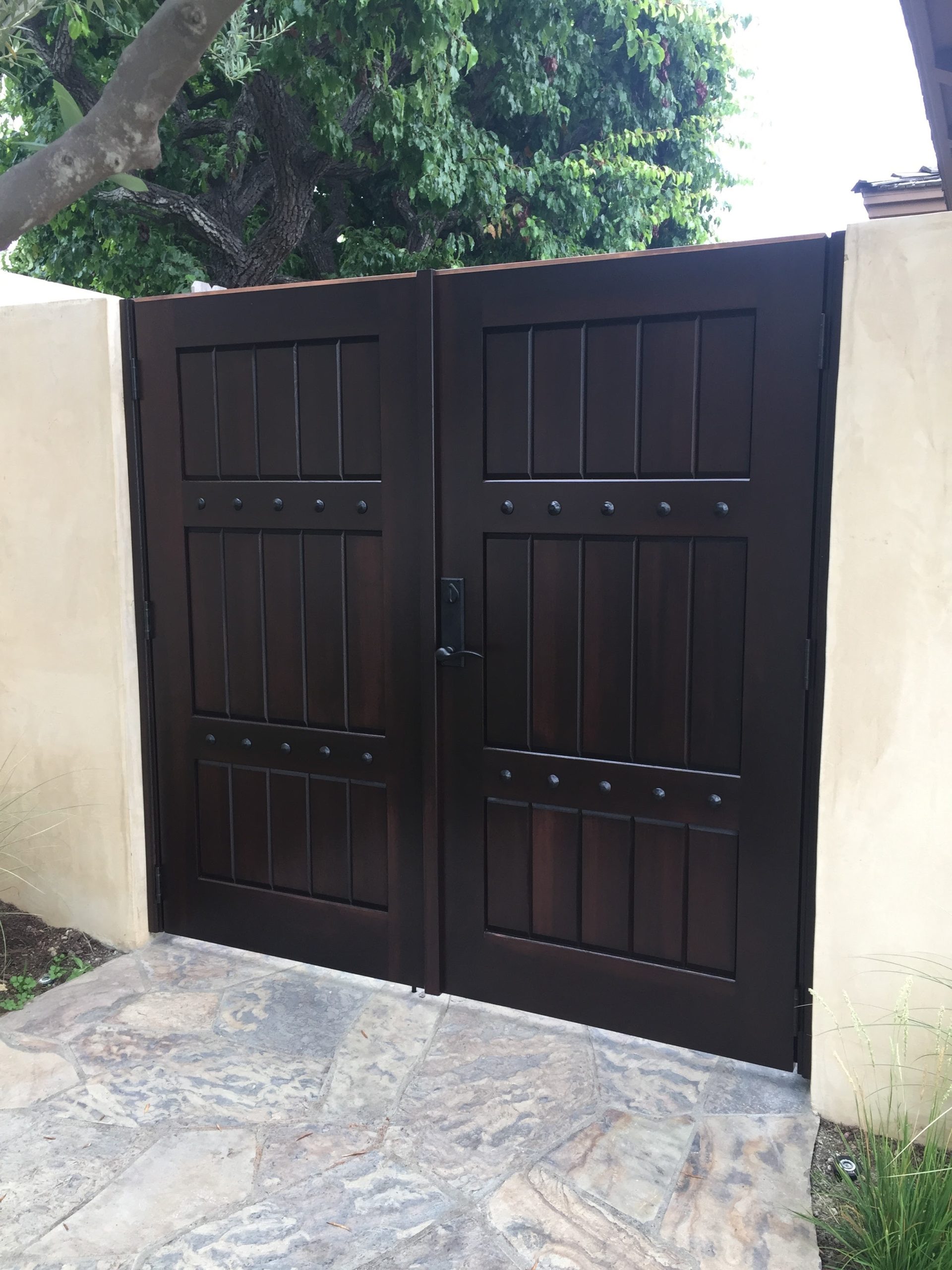 Mediterranean Wood Gate 1265