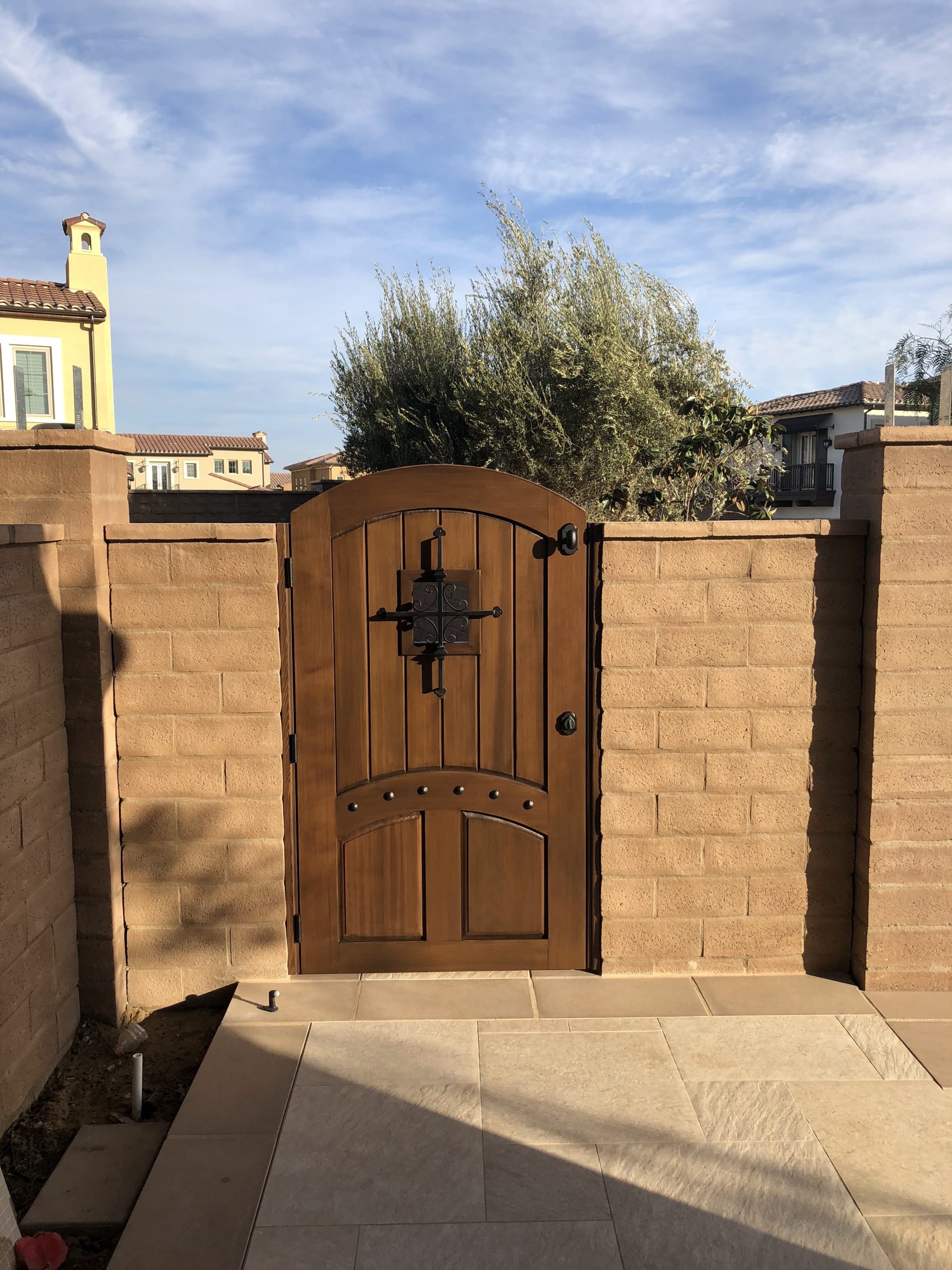 Mediterranean Wood Gate 1270