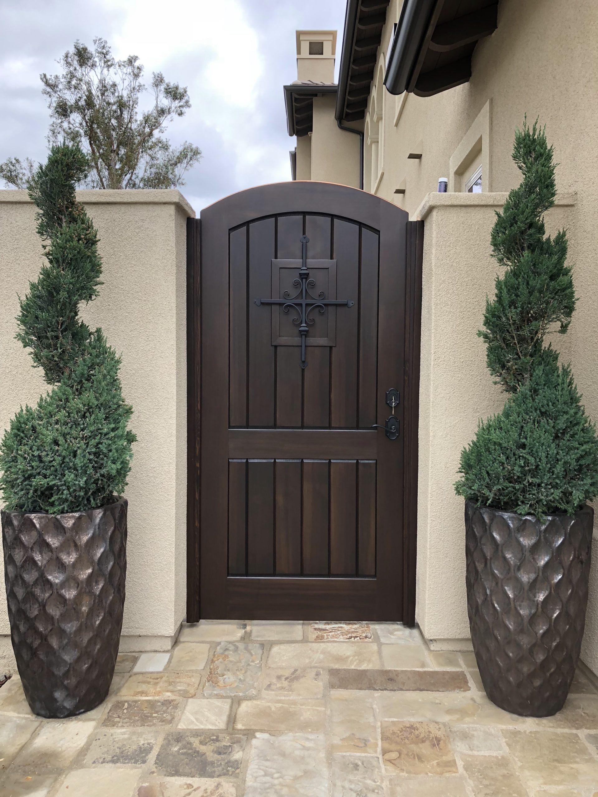 Mediterranean Wood Gate 1272