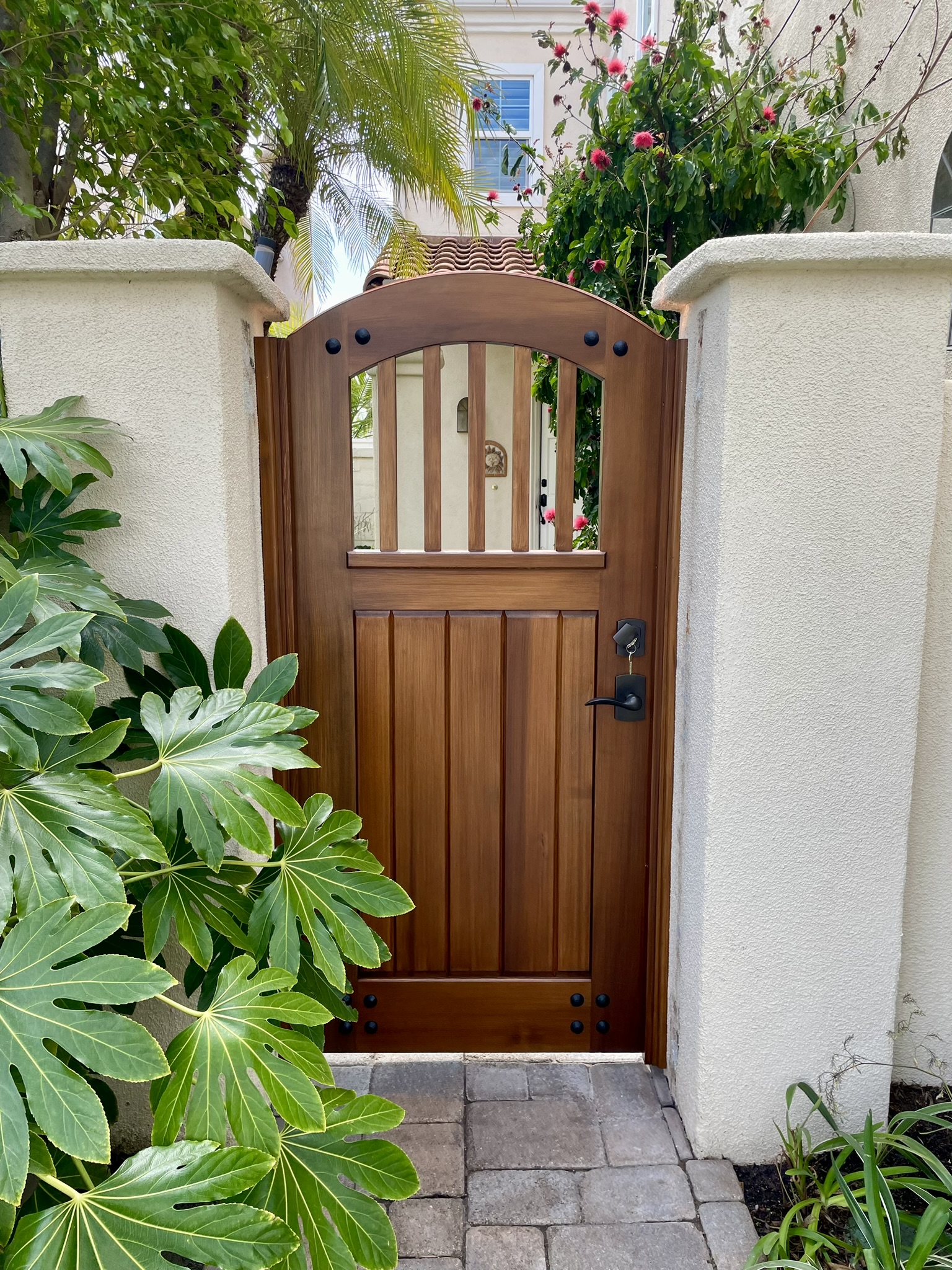 Mediterranean Wood Gate 1274
