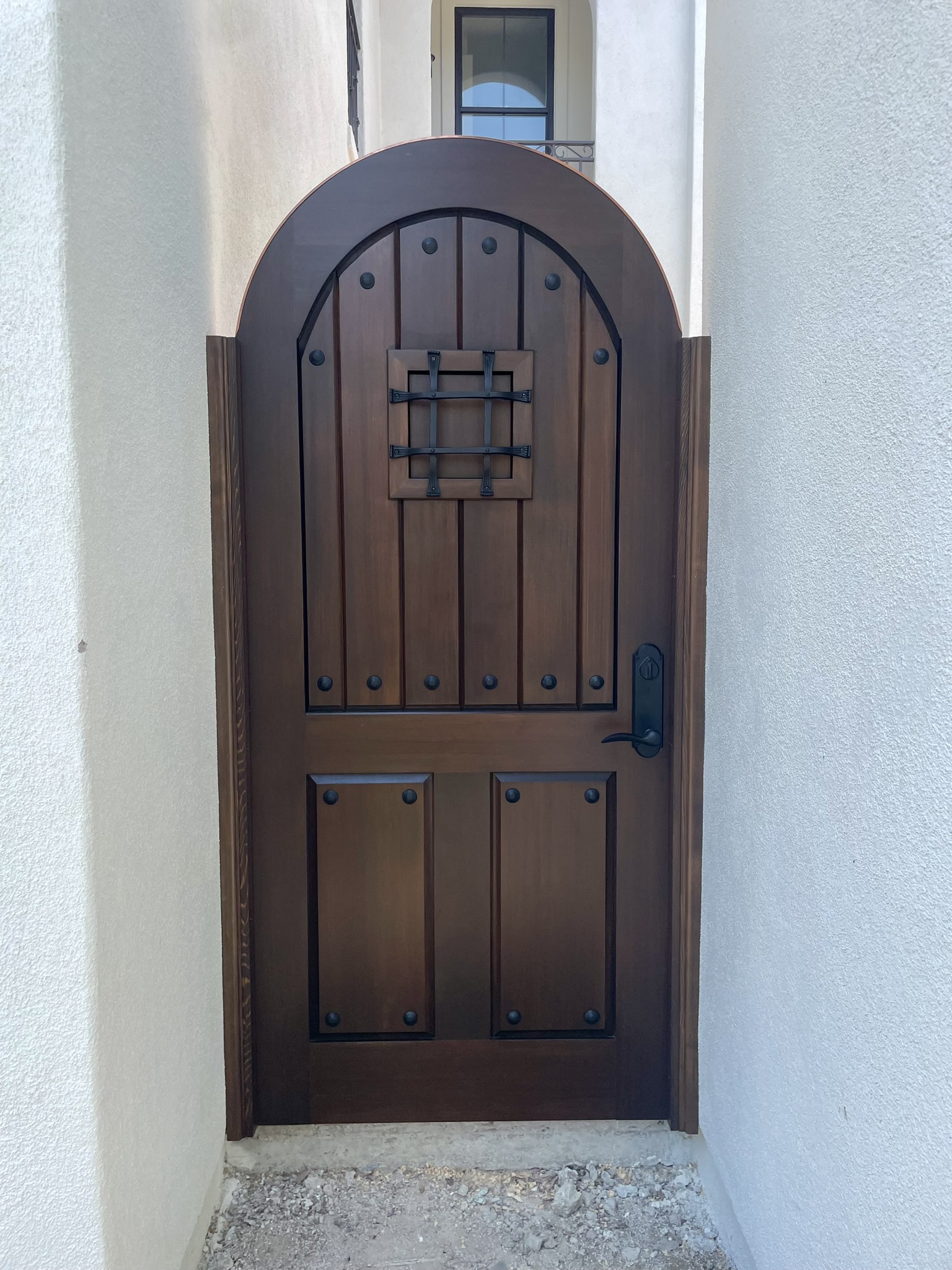 Mediterranean Wood Gate 1277