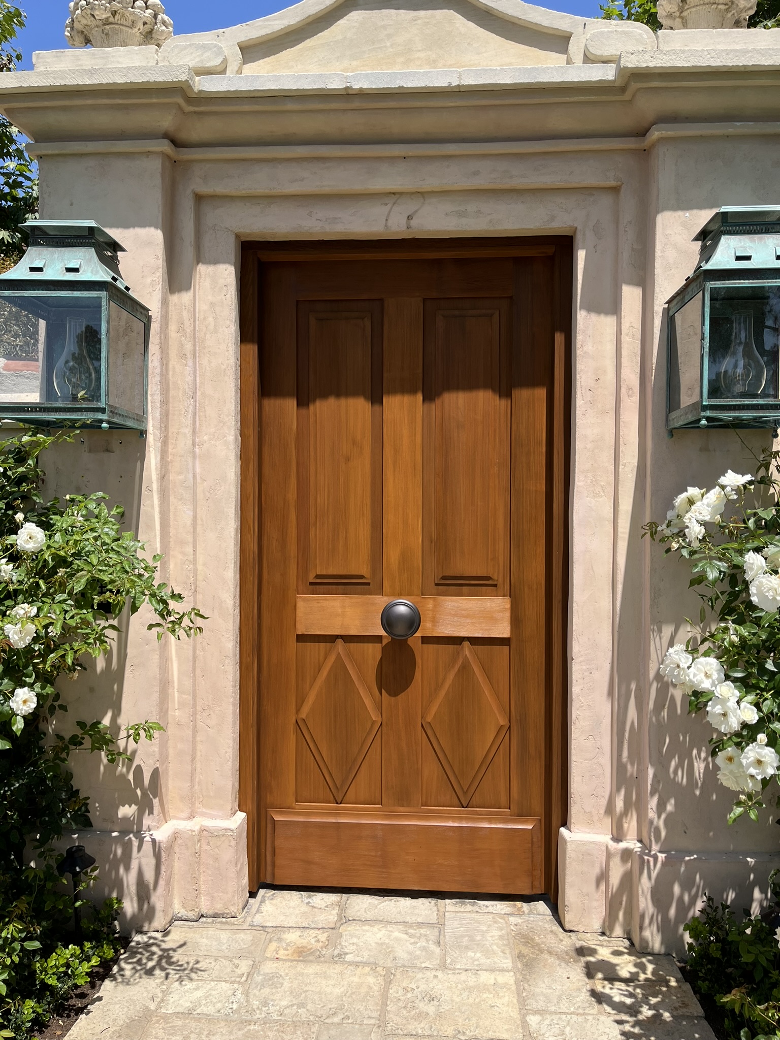 Mediterranean Wood Gate 1281