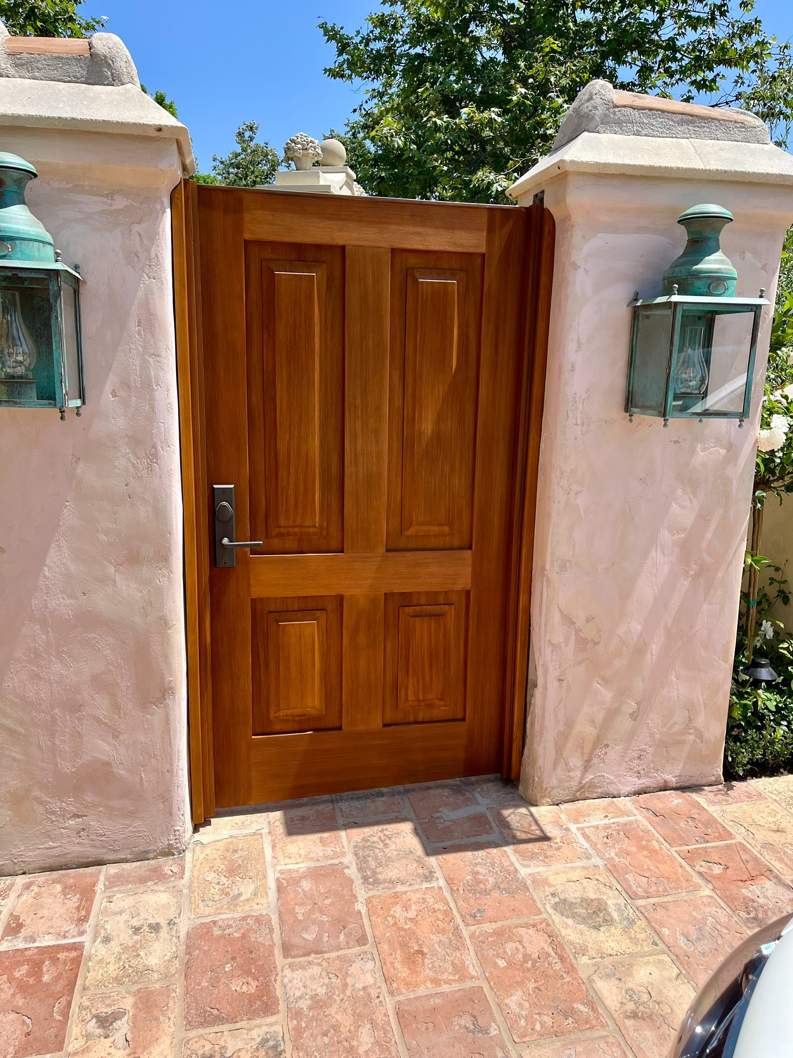 Mediterranean Wood Gate 1281