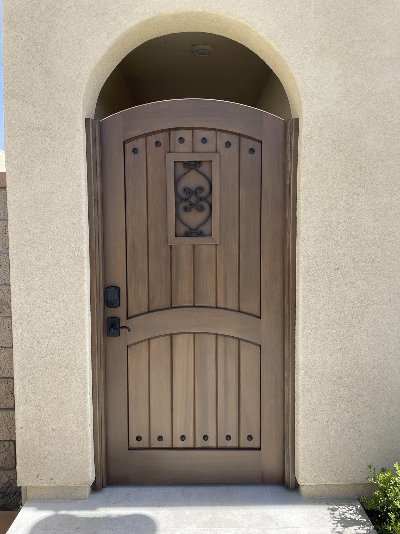 Mediterranean Wood Gate 1282