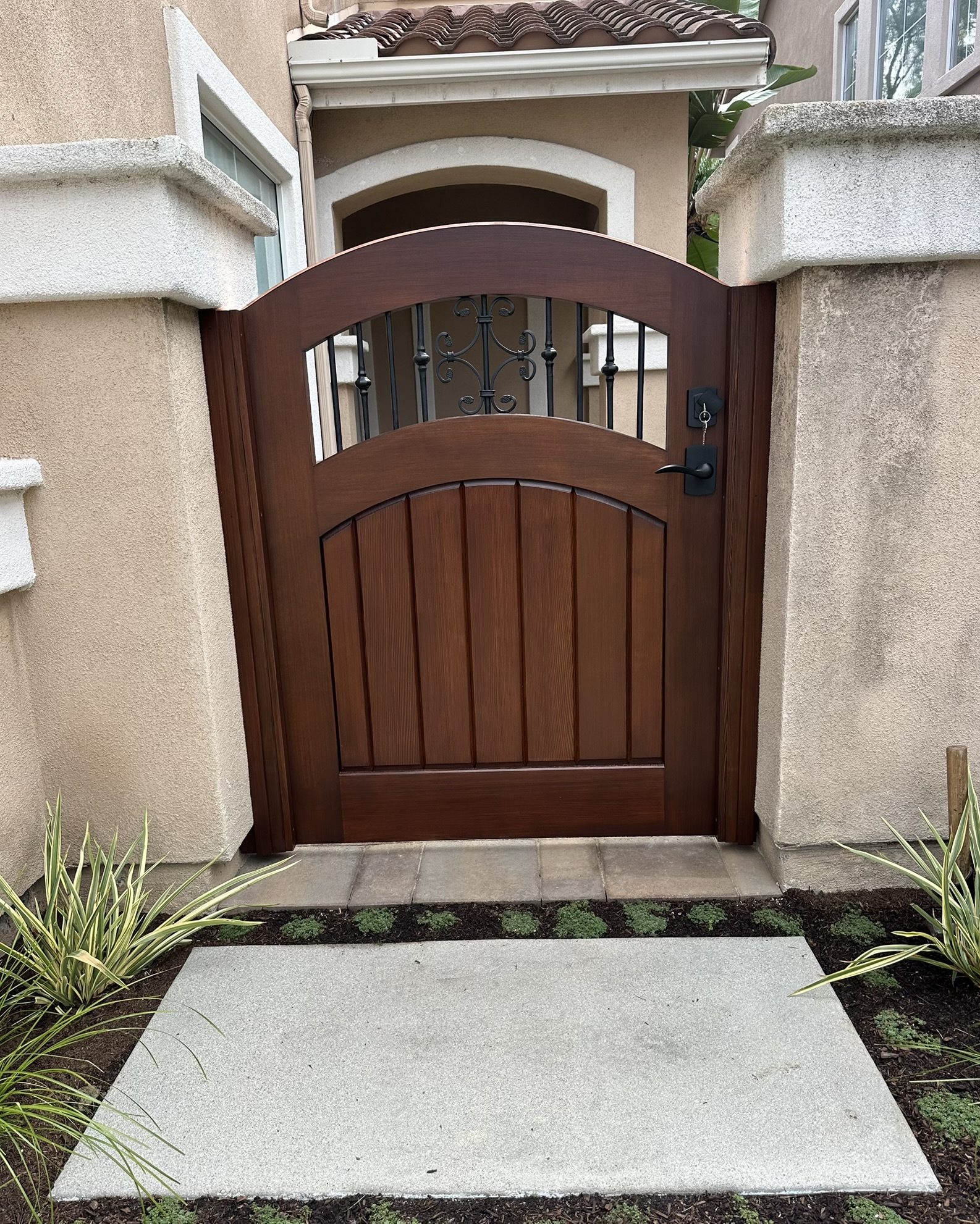 Mediterranean Wood Gate 1286