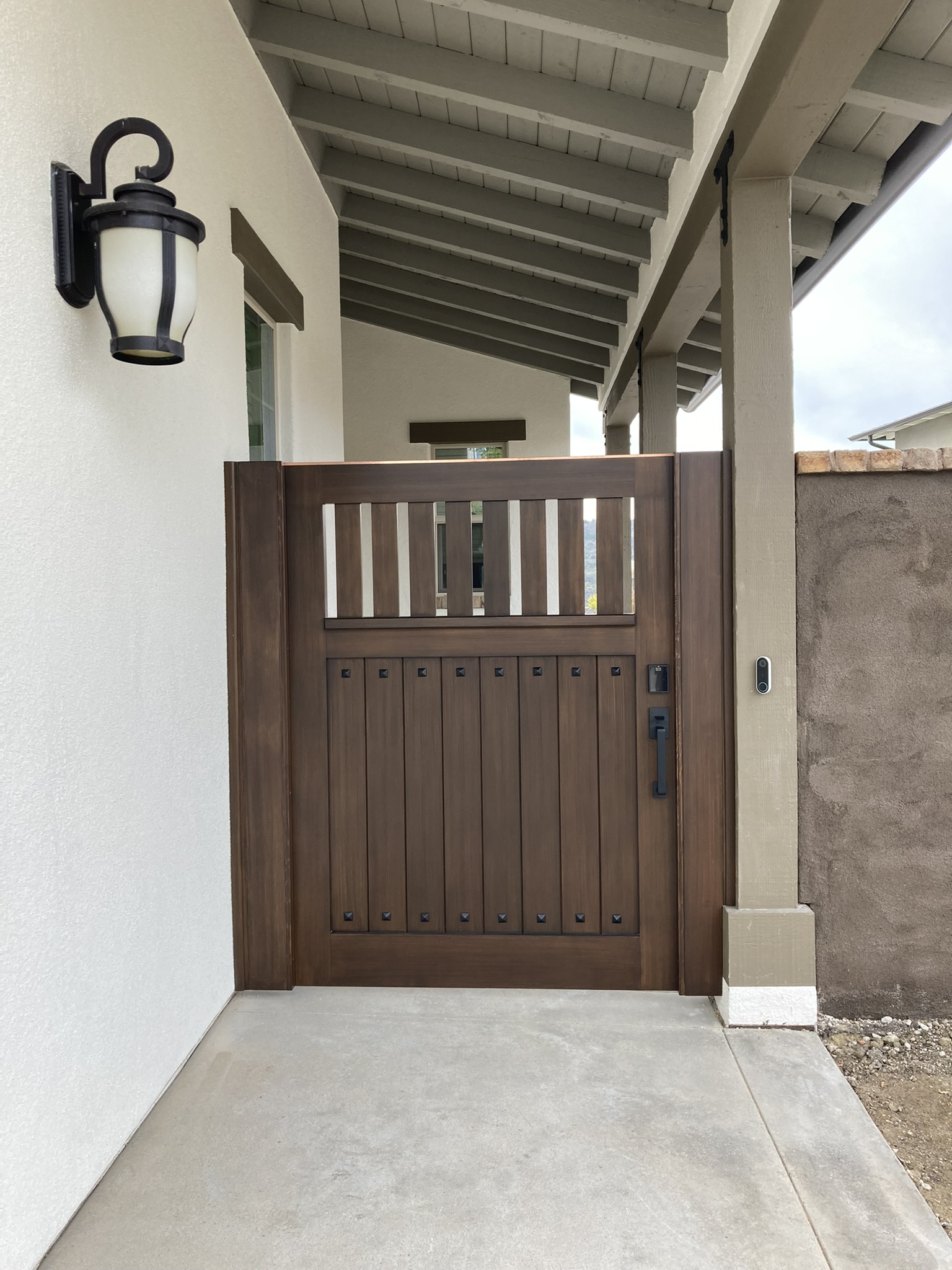 Mediterranean Wood Gate 1288